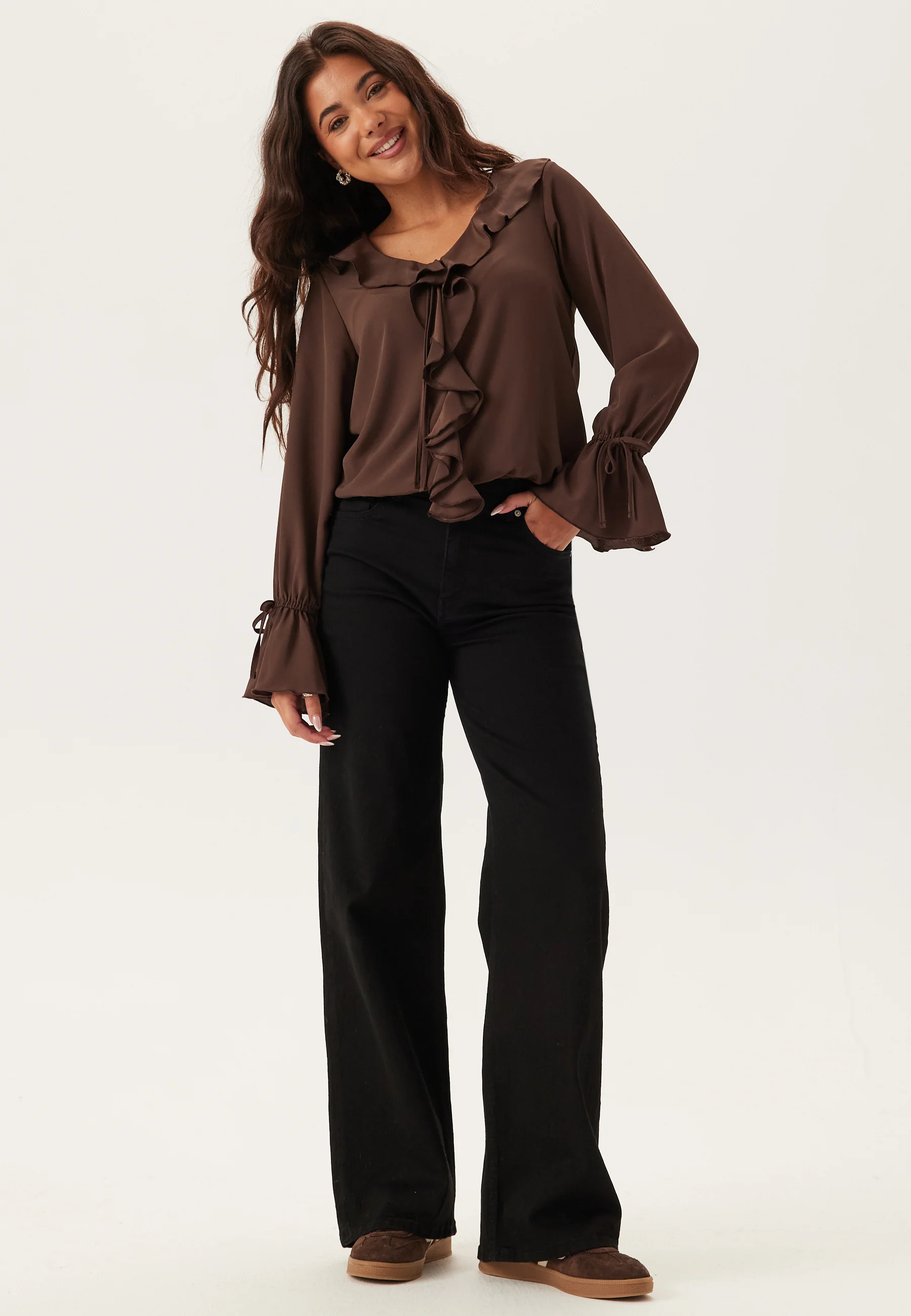 Frill Tie Blouse - Image 4