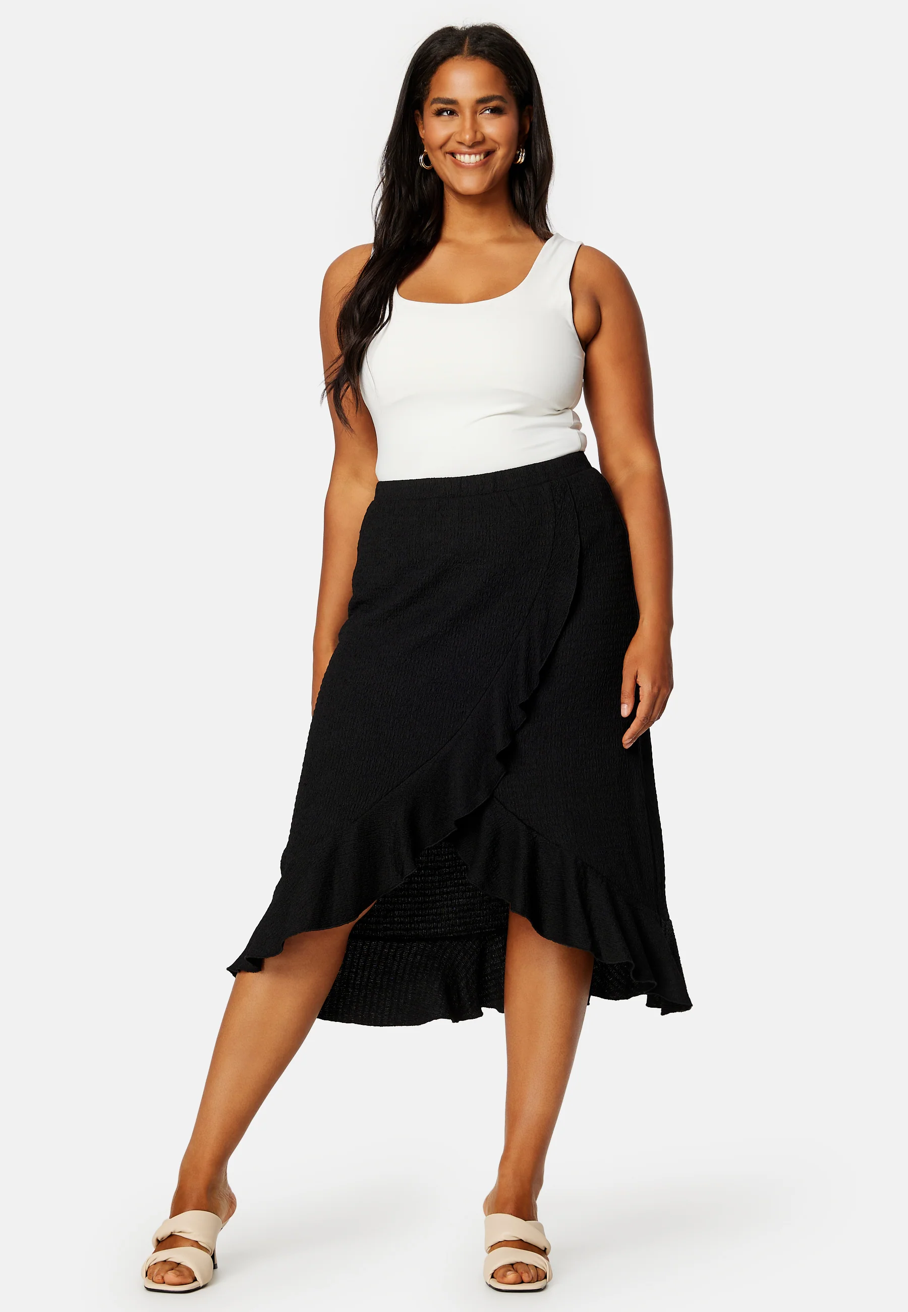Frill Wrap Skirt - Image 6