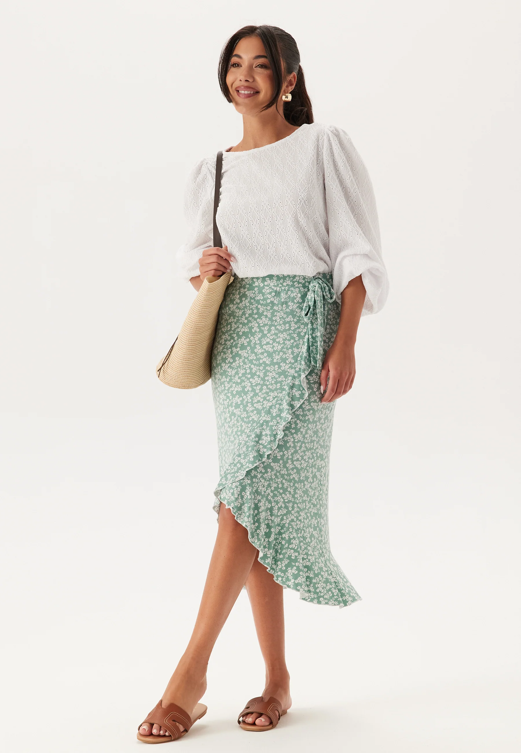 Frill Wrap Skirt - Image 2