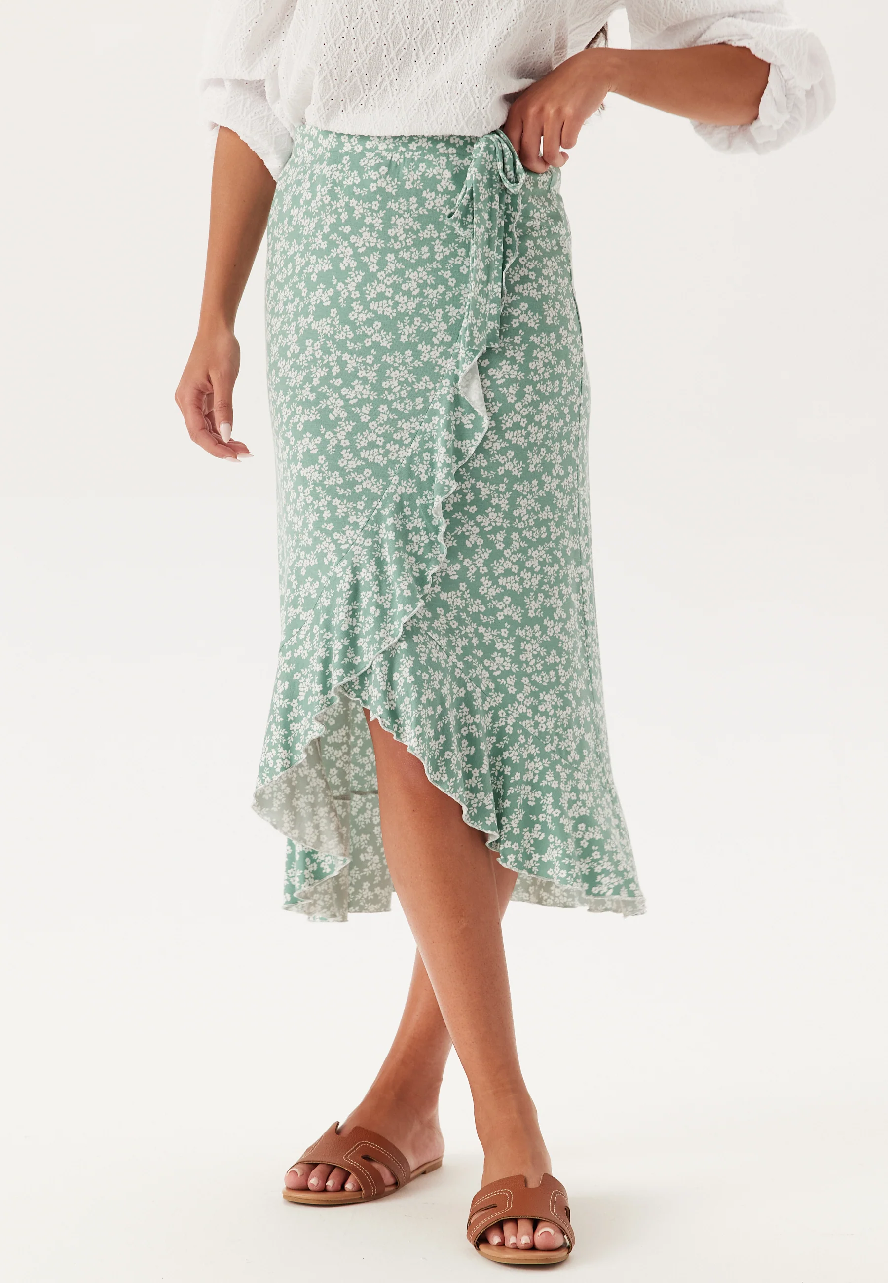 Frill Wrap Skirt - Image 3