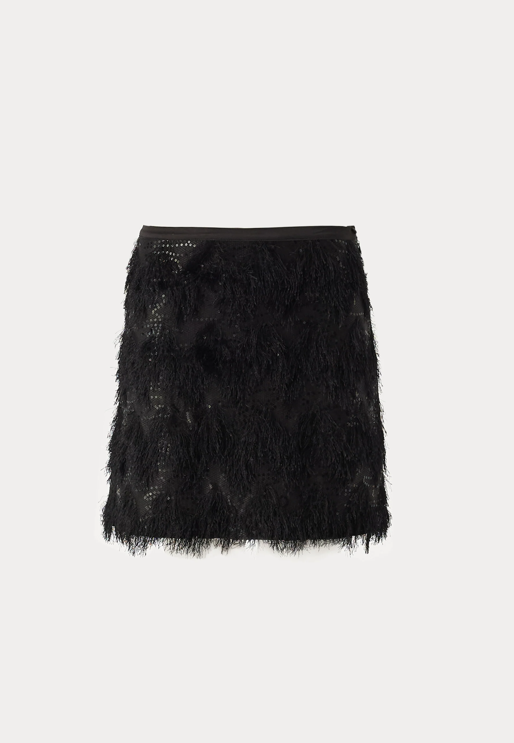 Fringe Sequin Mini Skirt - Image 6