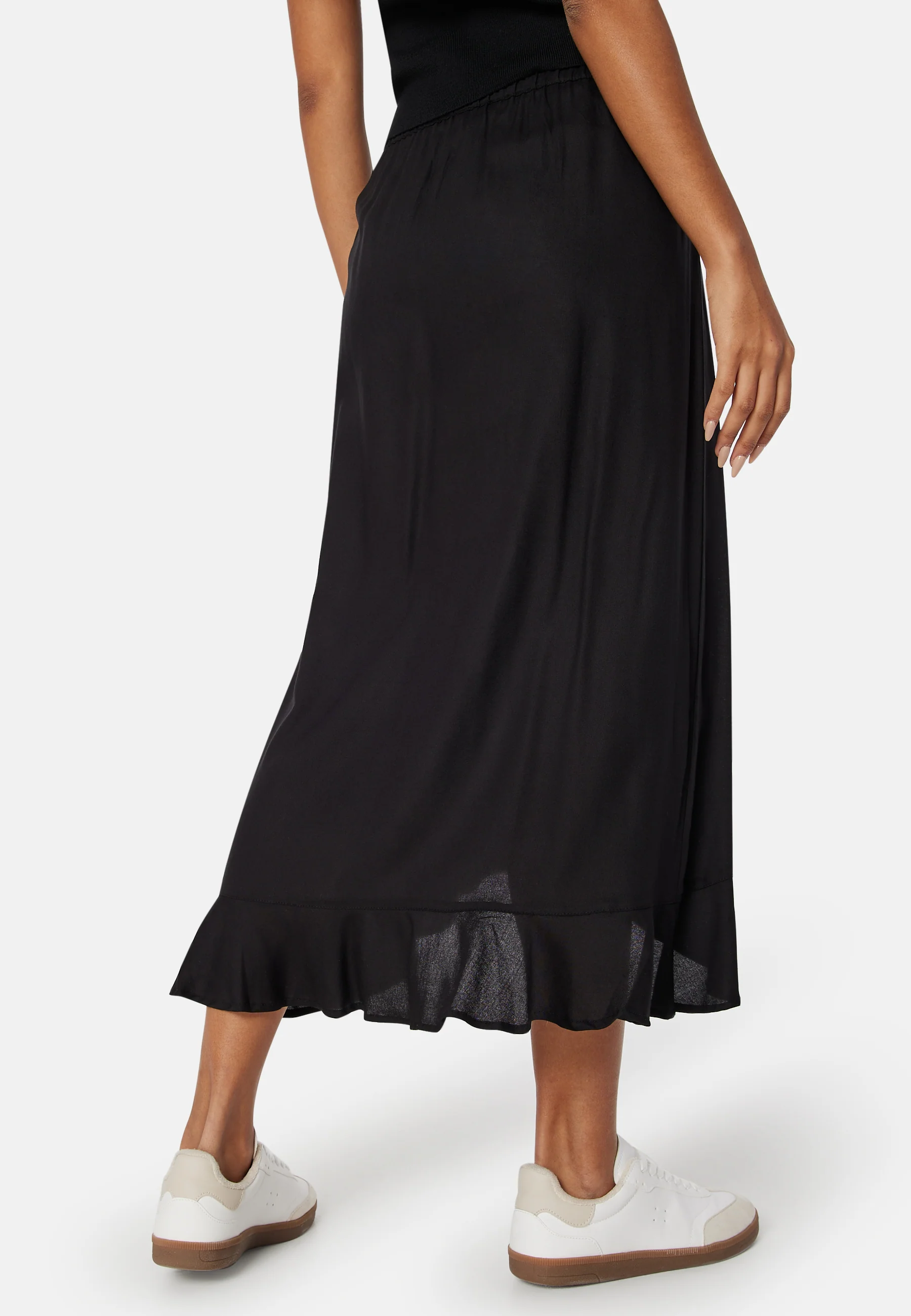 Front Wrap Viscose Skirt - Image 3