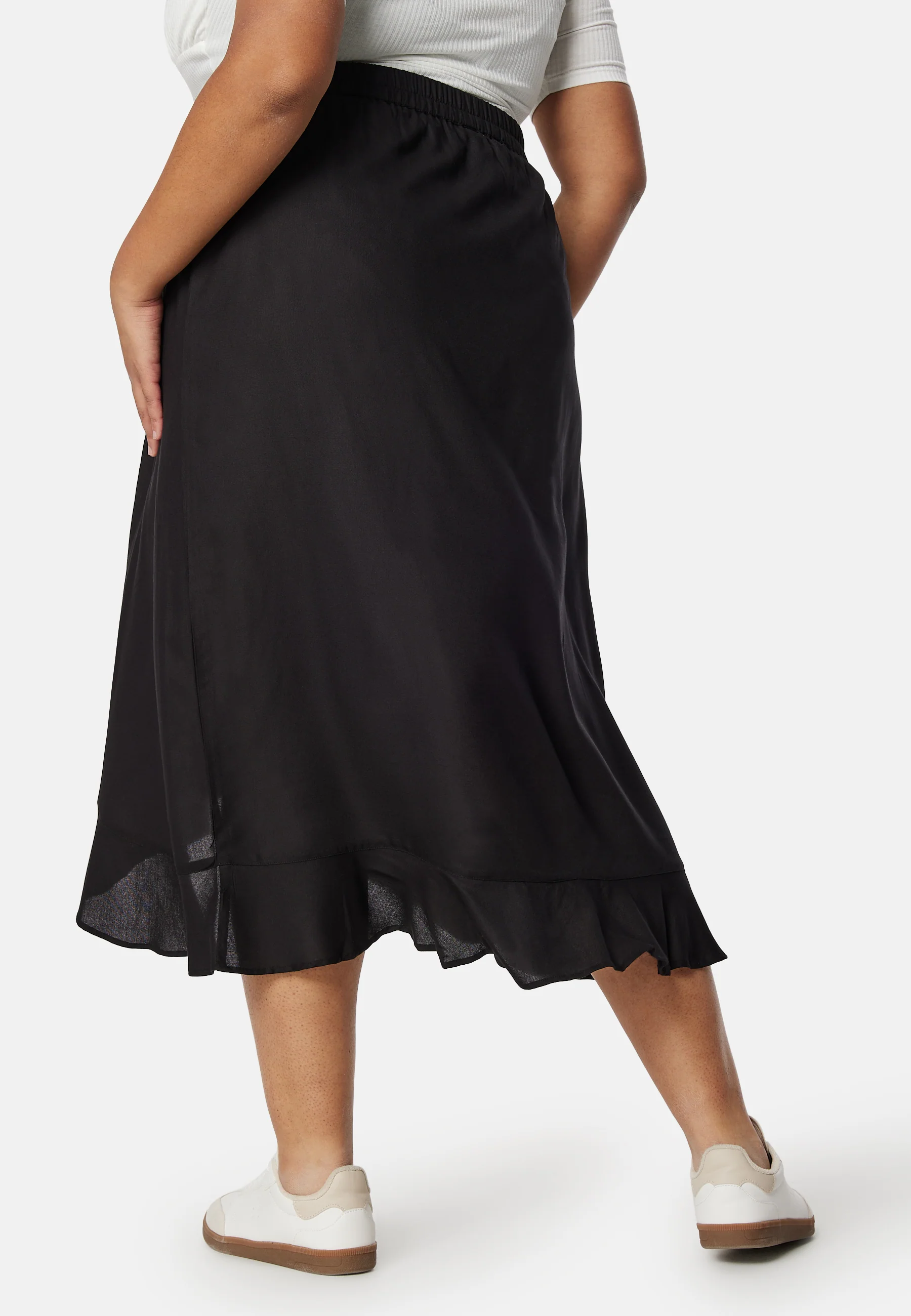 Front Wrap Viscose Skirt - Image 7