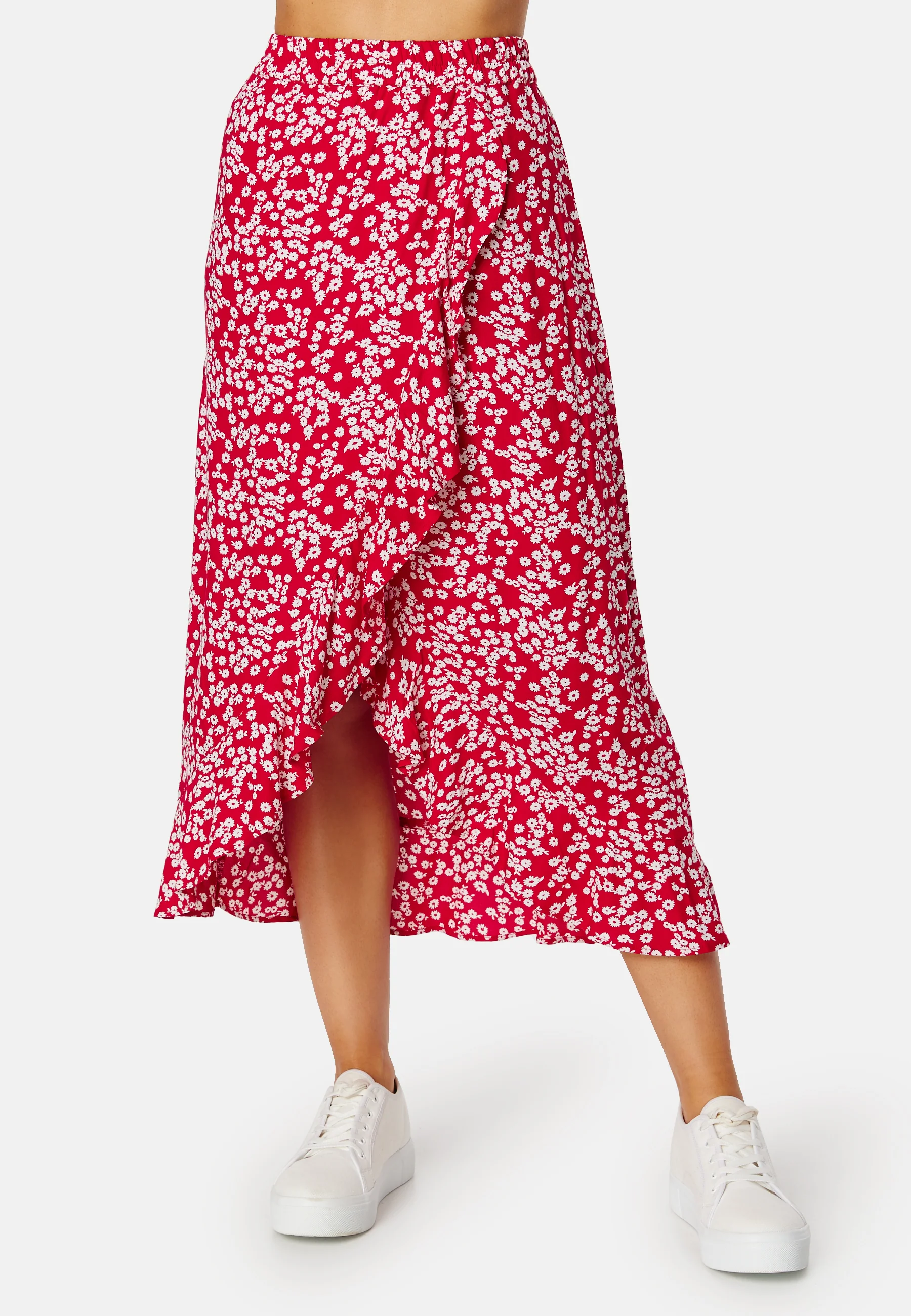 Front Wrap Viscose Skirt