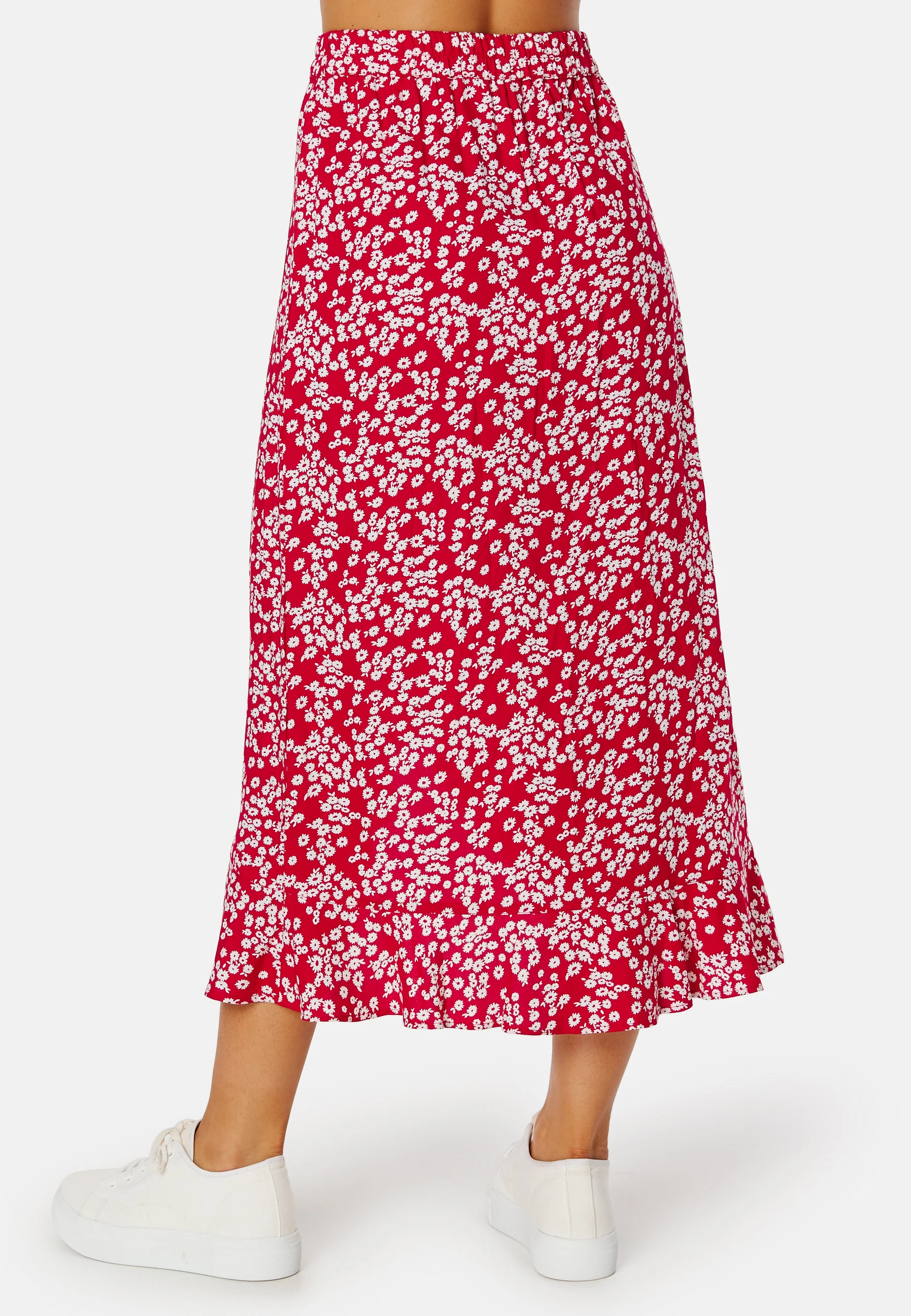 Front Wrap Viscose Skirt - Image 3