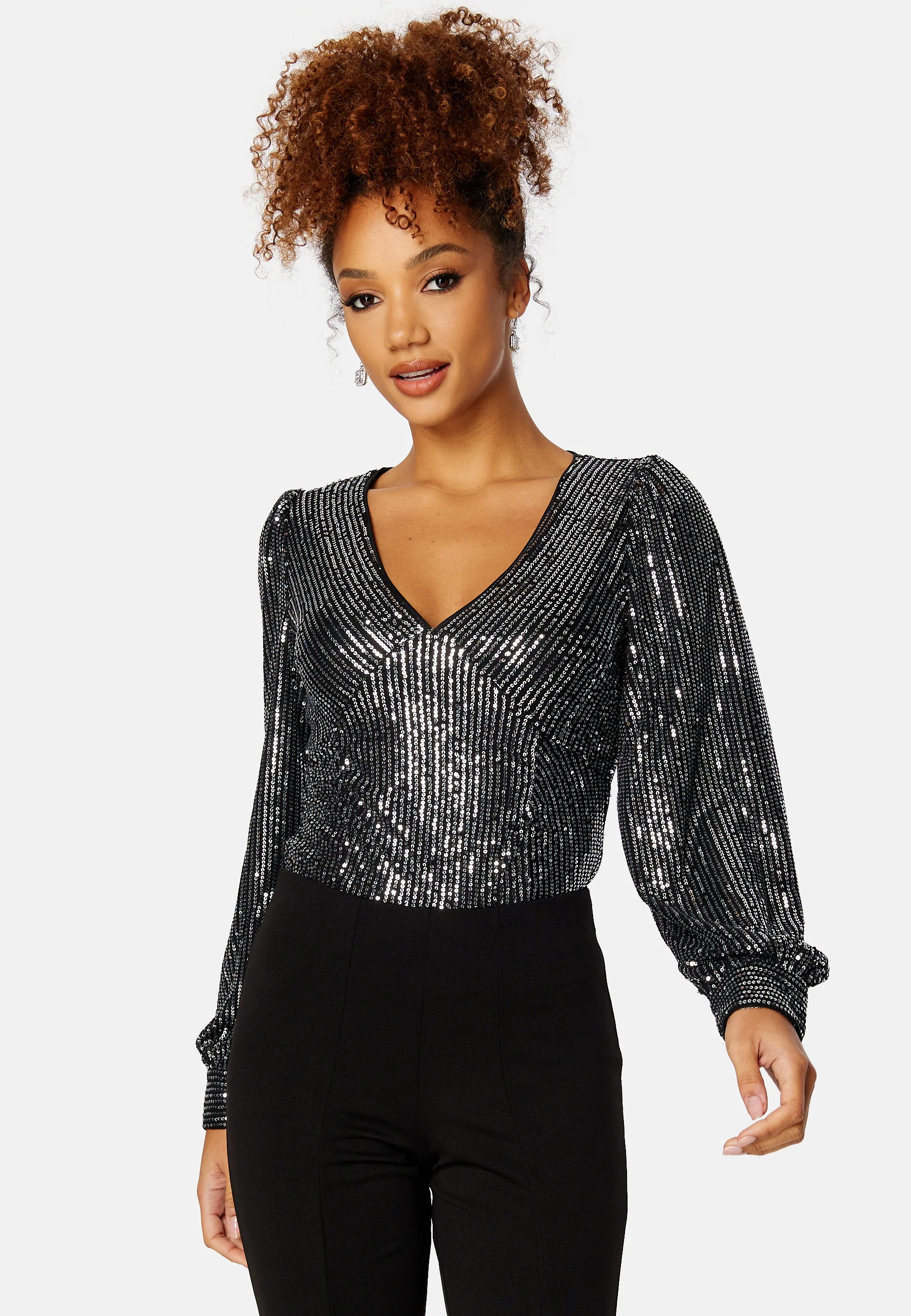 Funkla L/S Sequin Top