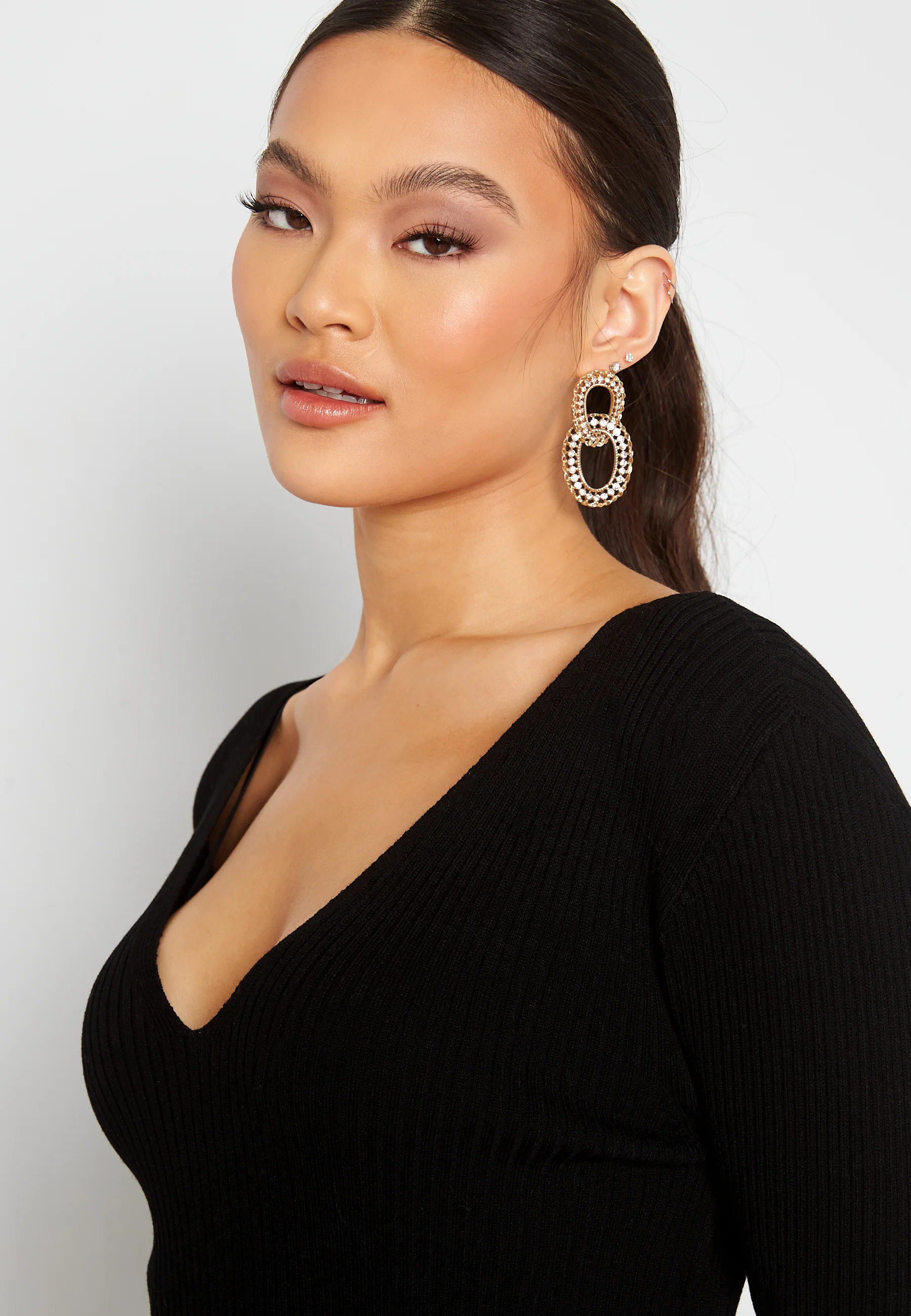 Gabbi L/S Slit Dress - Image 4