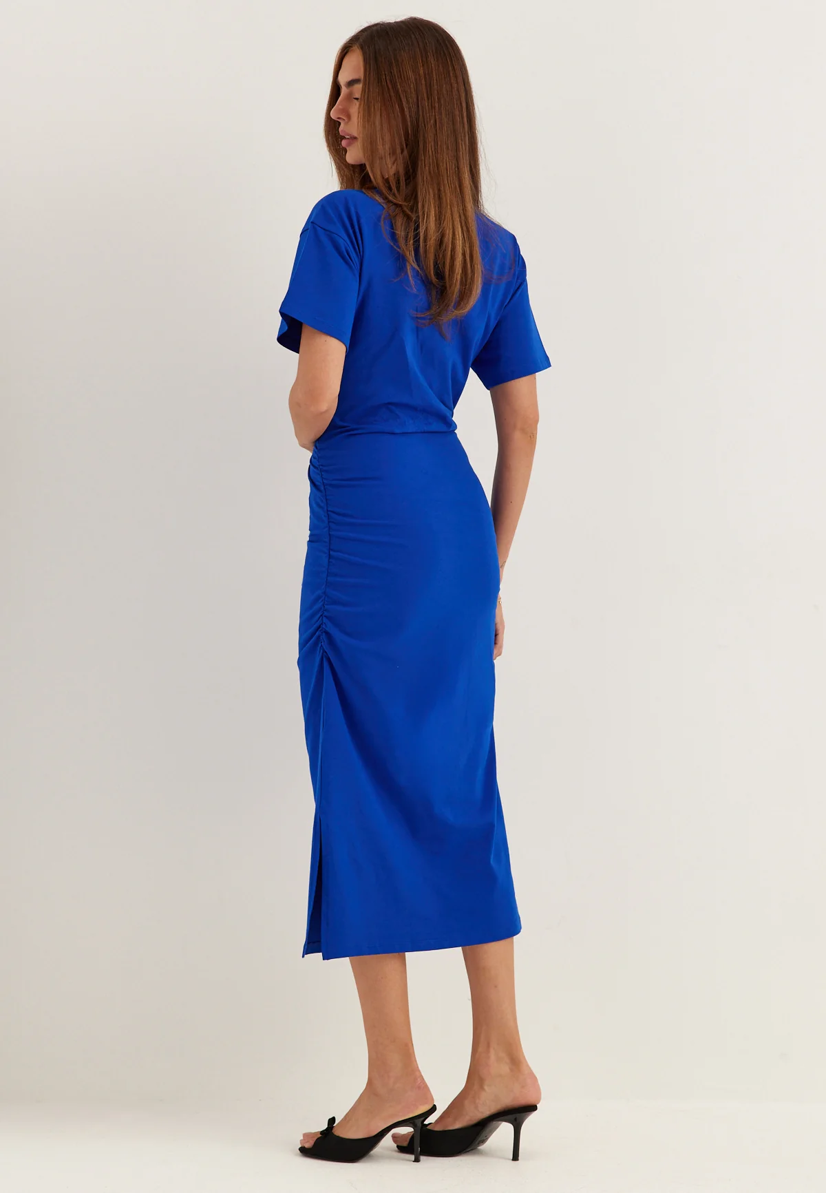 Gathered T-Shirt Dress - Image 3