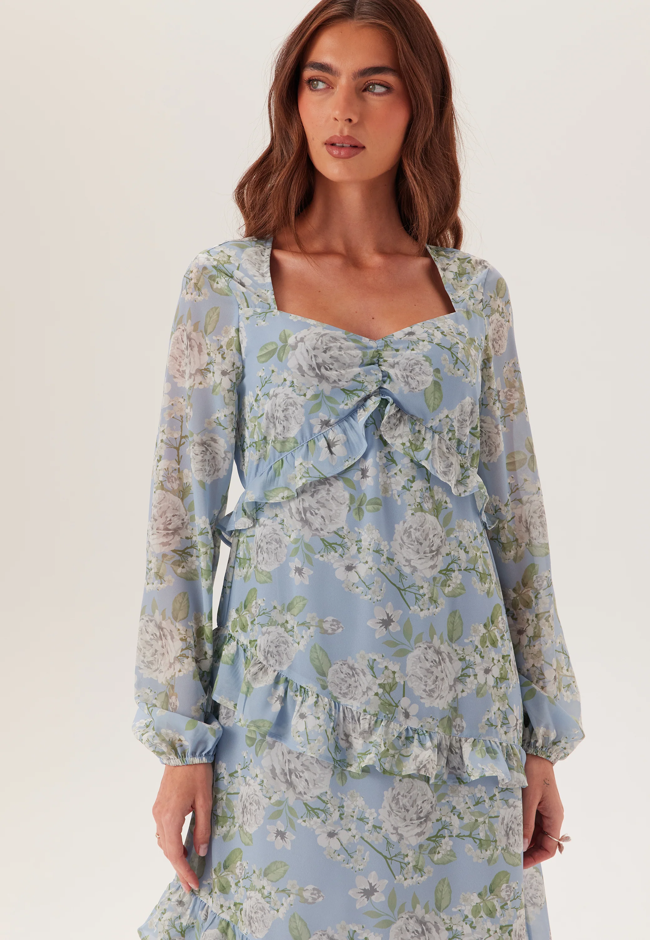 Georgette Frill Dress - Image 2