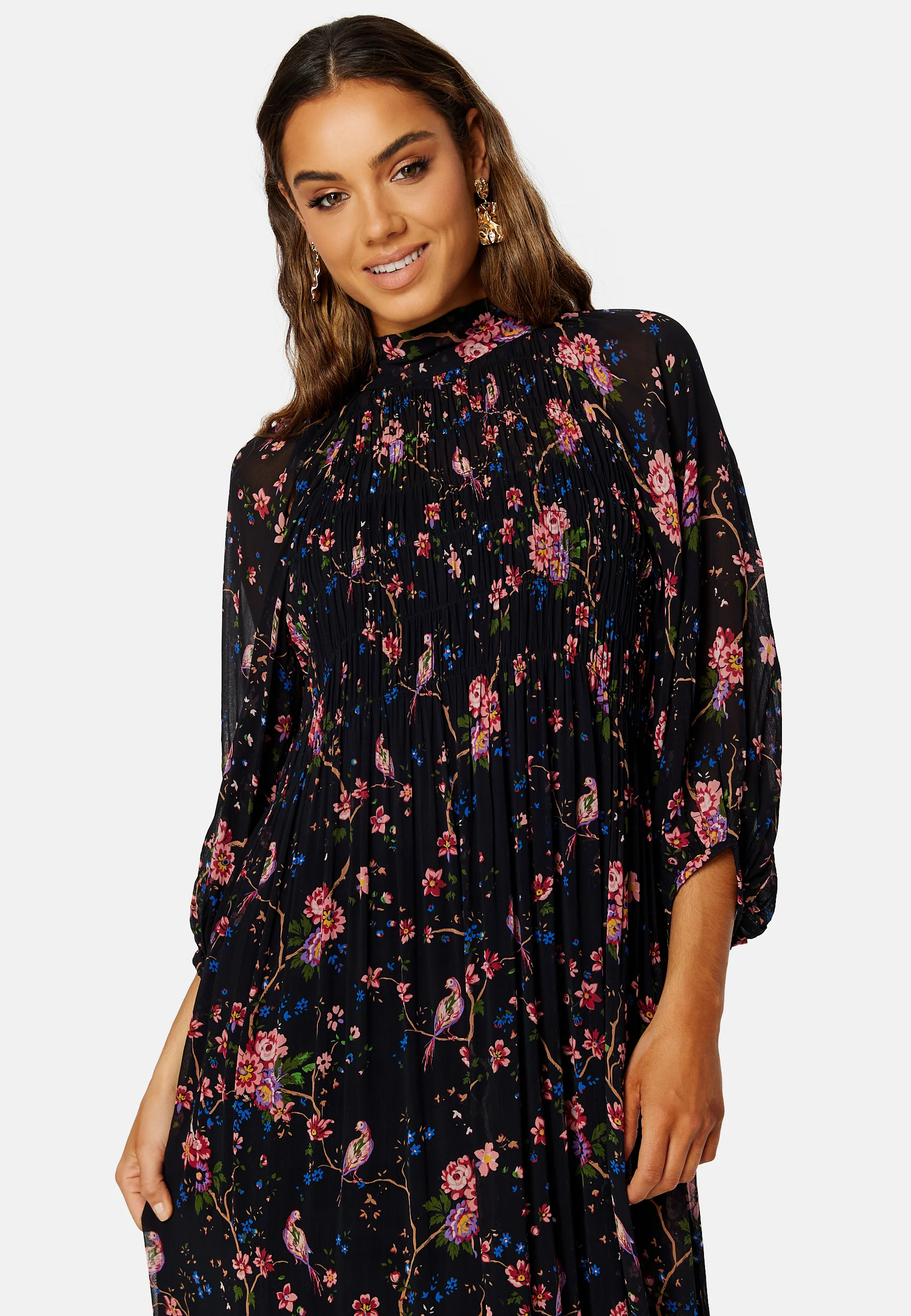 Georgette High Neck Dress - Image 3