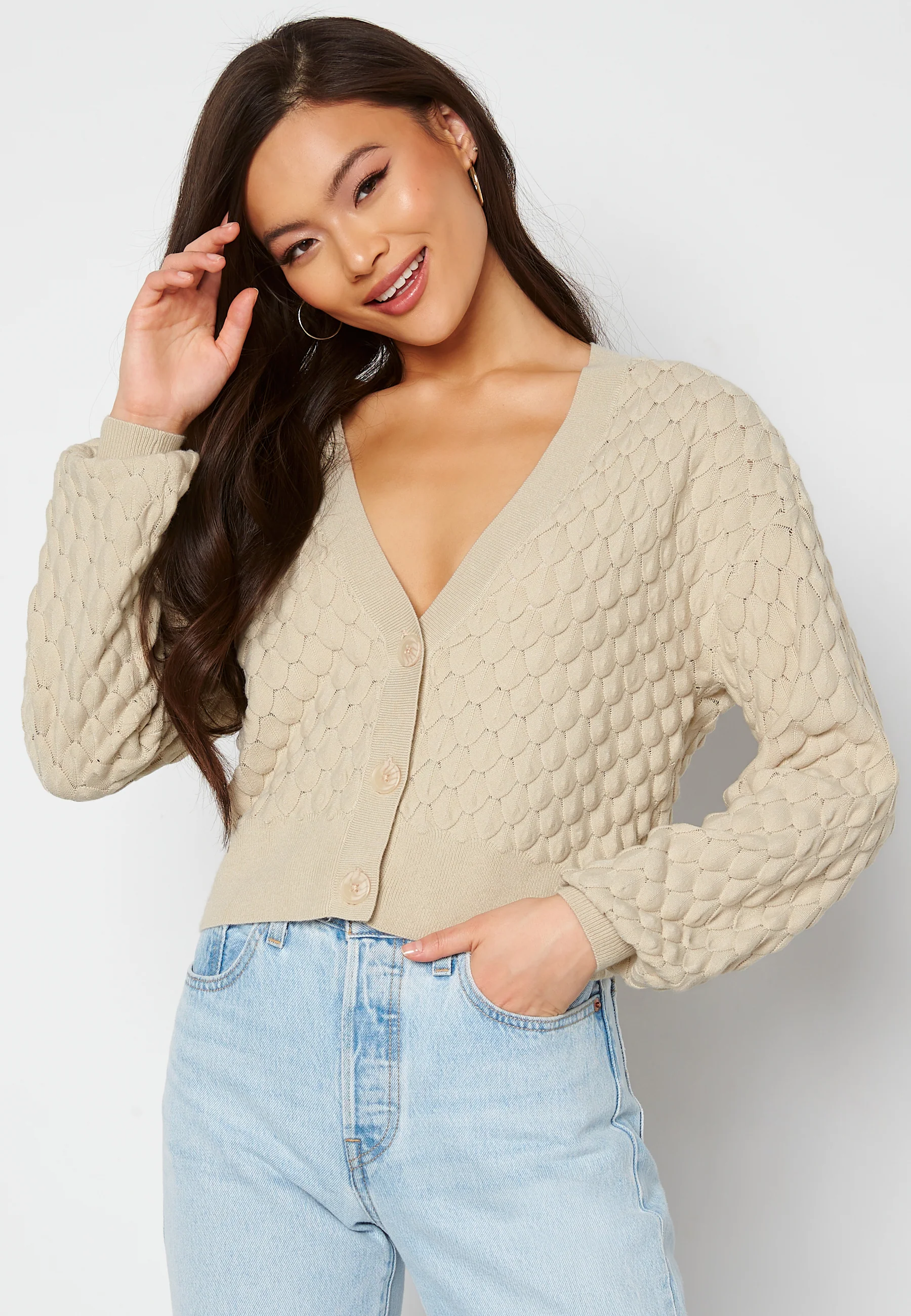 Gillie L/S Cardigan Knit