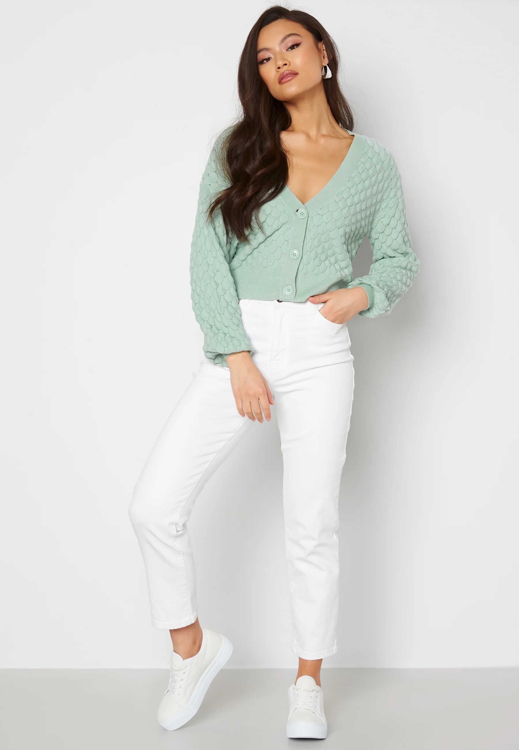 Gillie L/S Cardigan Knit - Image 2