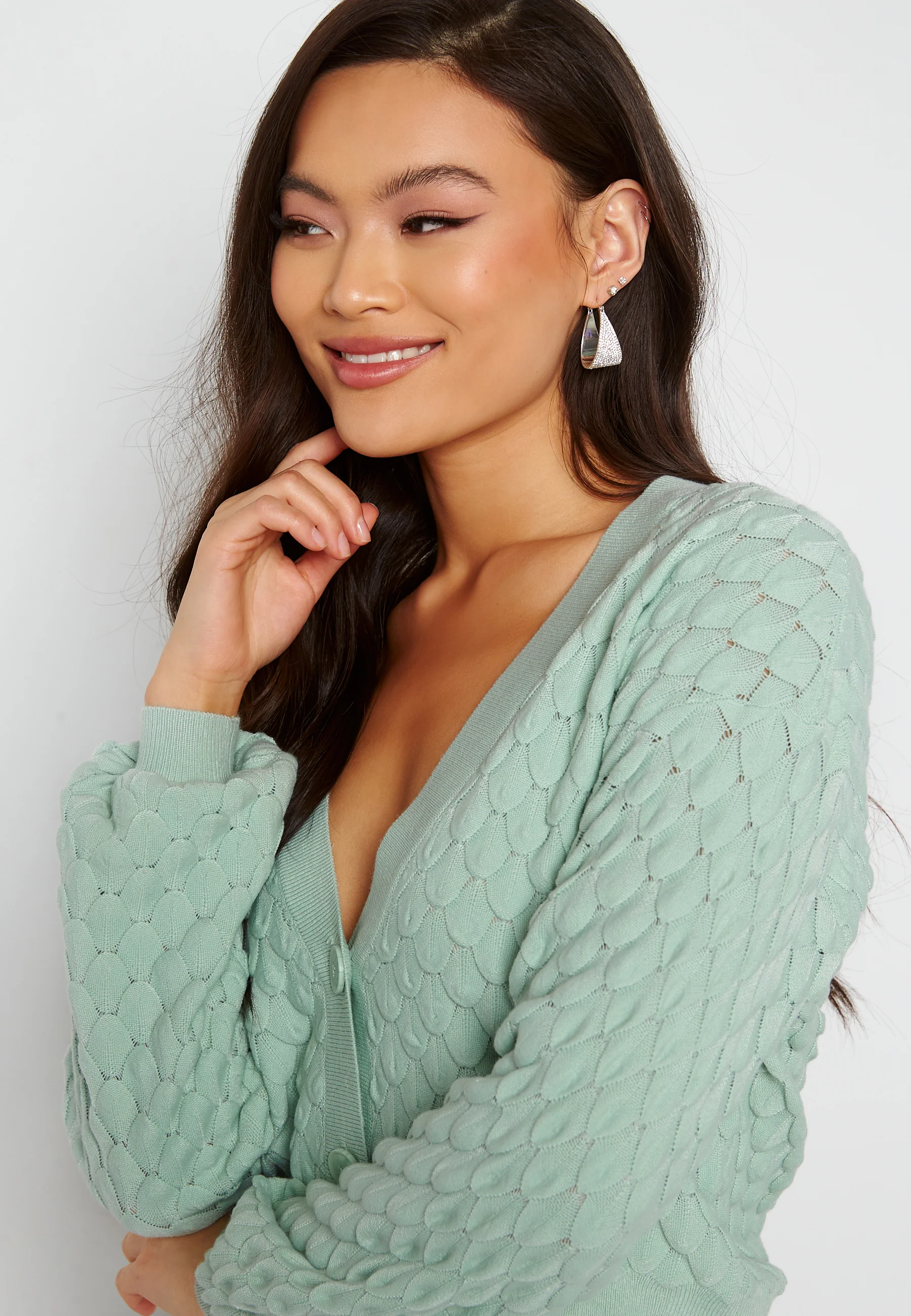 Gillie L/S Cardigan Knit - Image 4