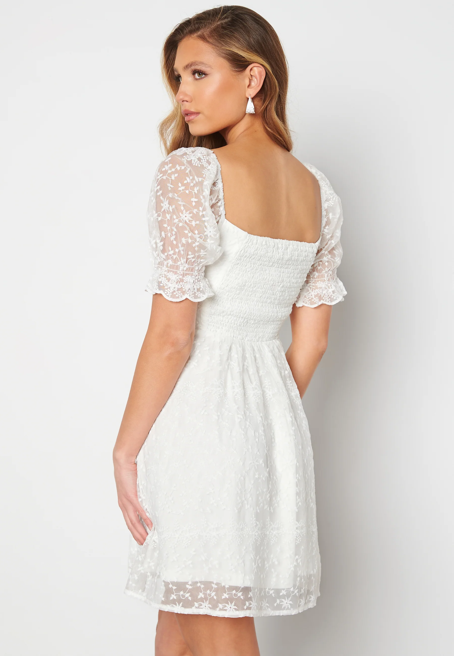 Gilly Puff Sleeve Dress - Image 3
