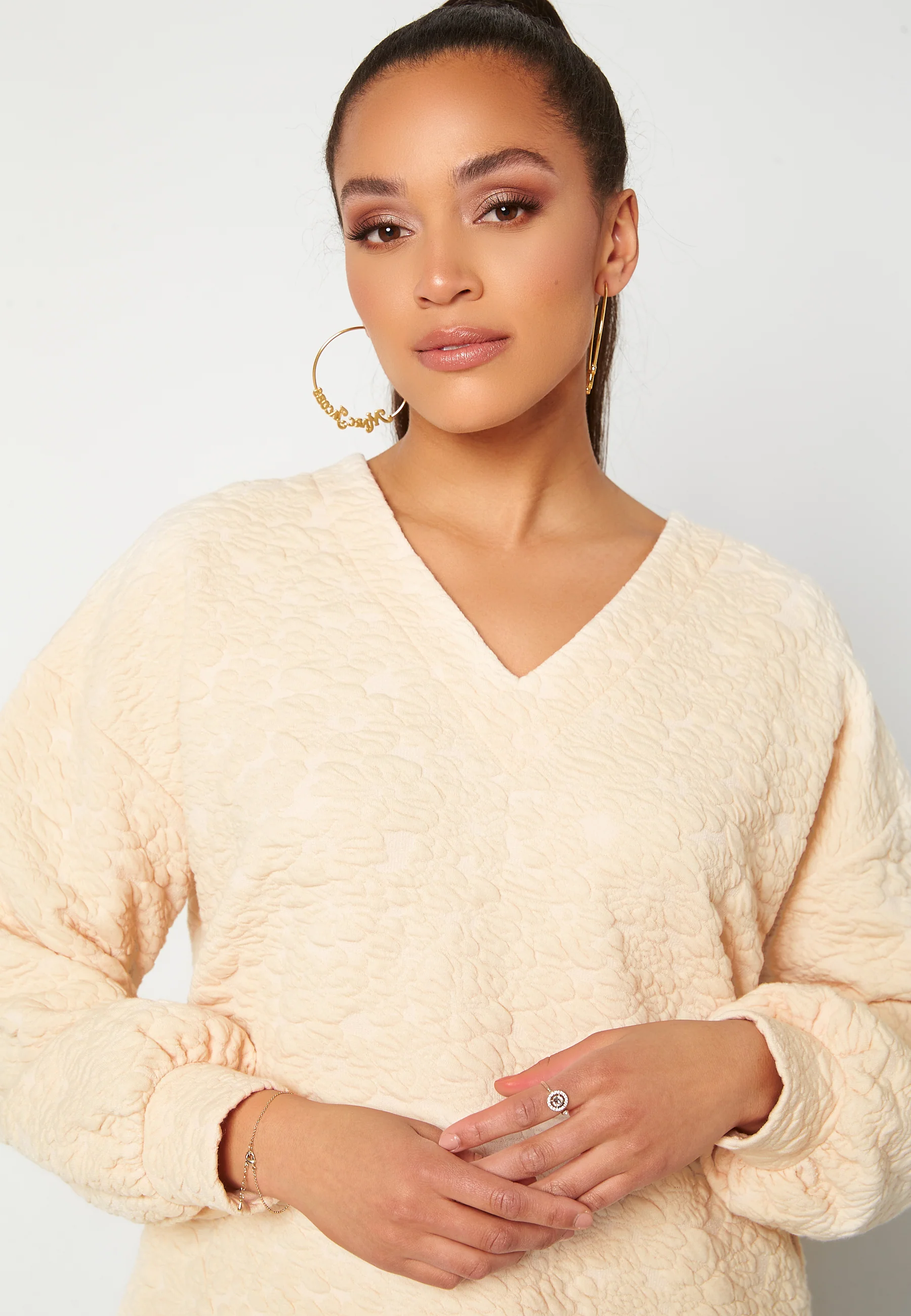 Gina LS V-Neck Sweat - Image 4