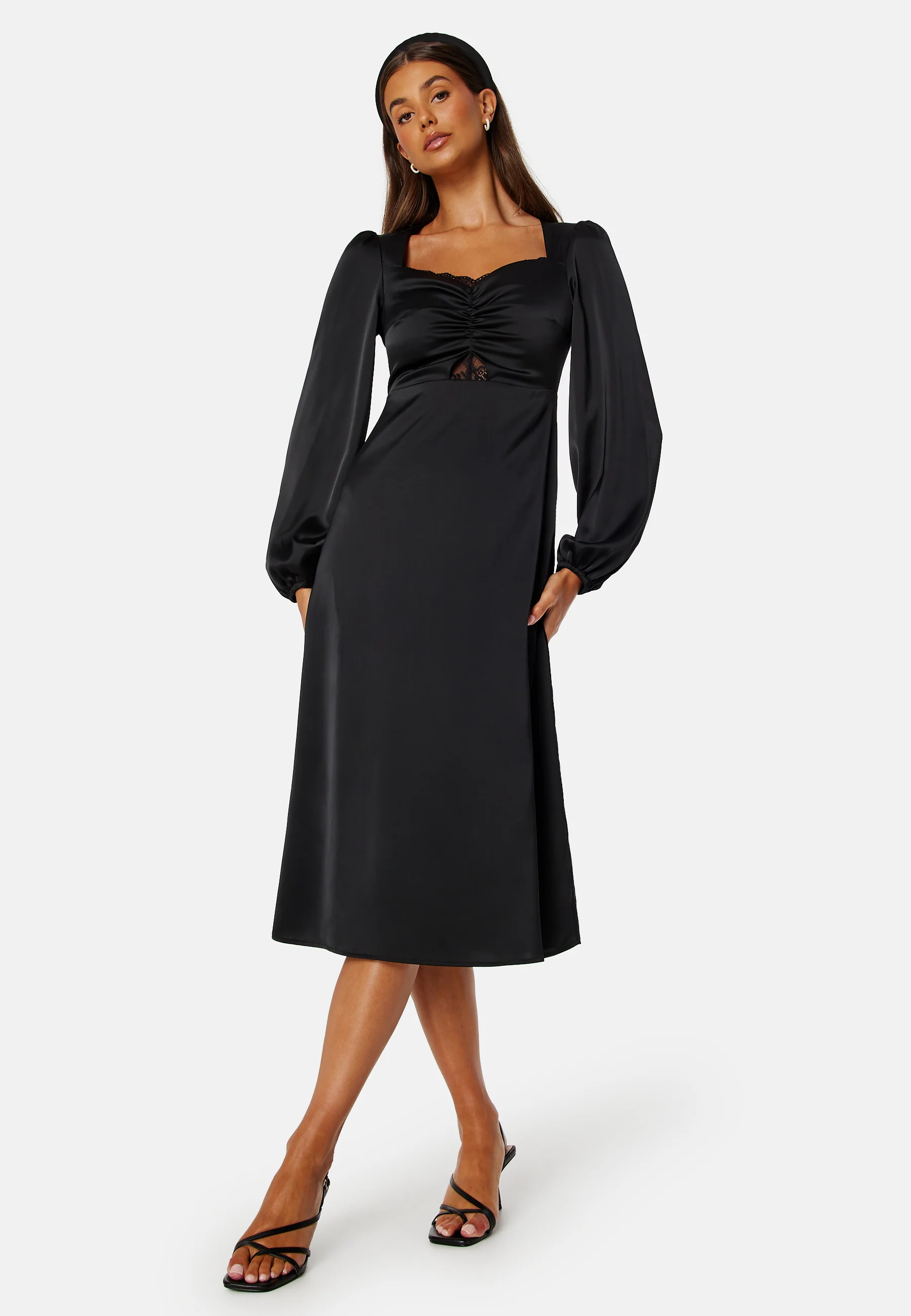 Ginita Lace Insert Dress - Image 3