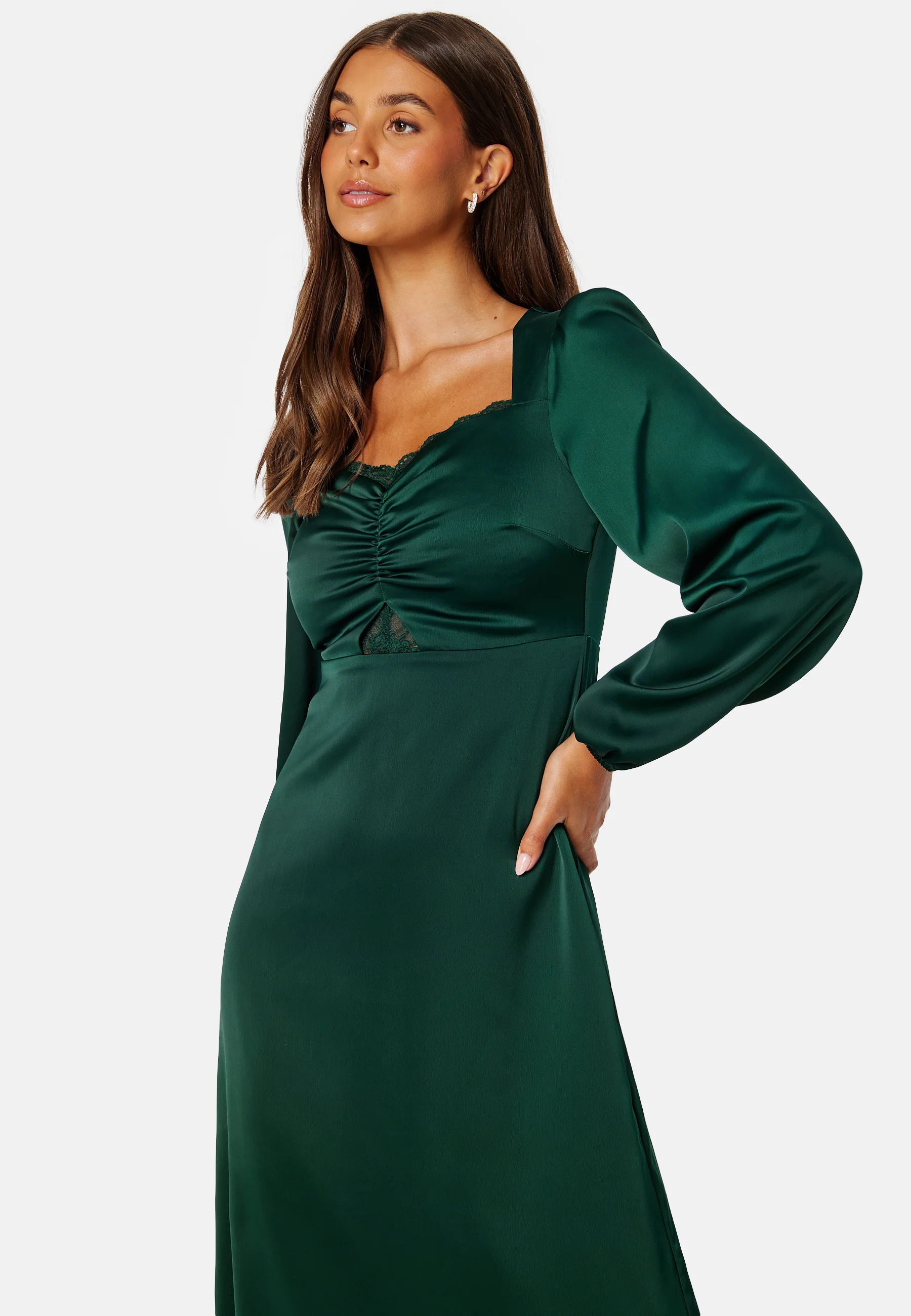 Ginita Lace Insert Dress