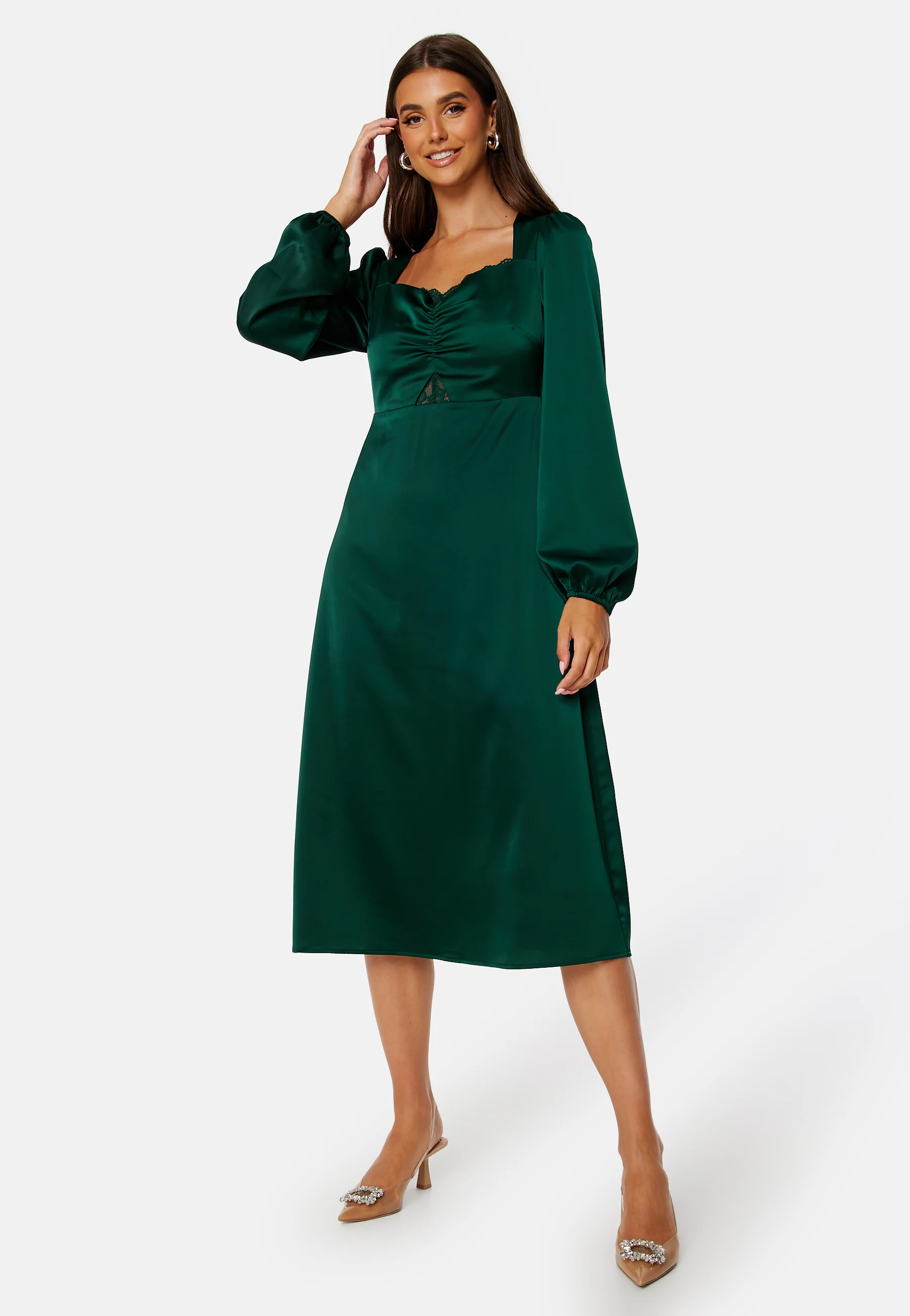 Ginita Lace Insert Dress - Image 6