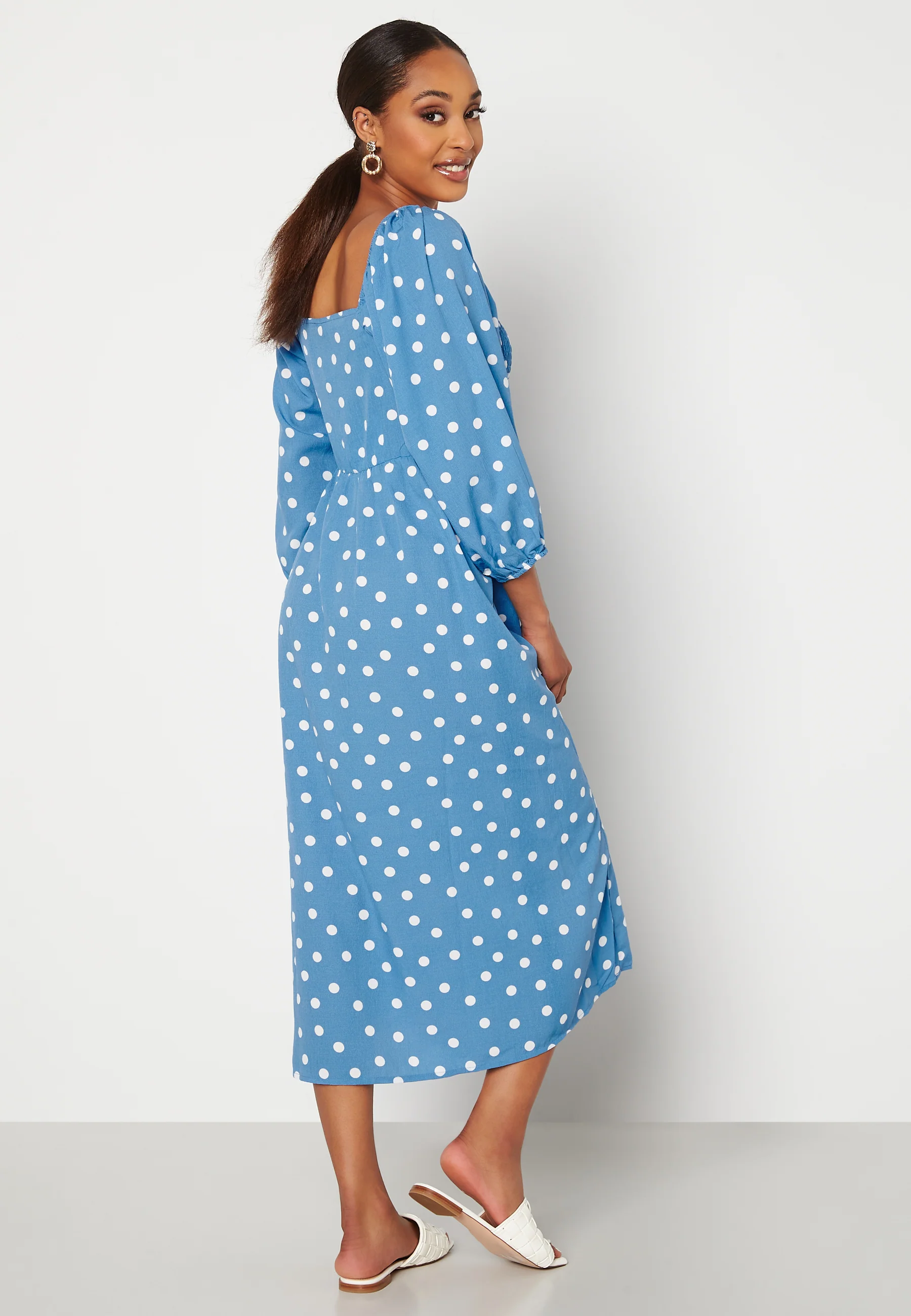 Ginna 3/4 Smock Square Dress - Image 2