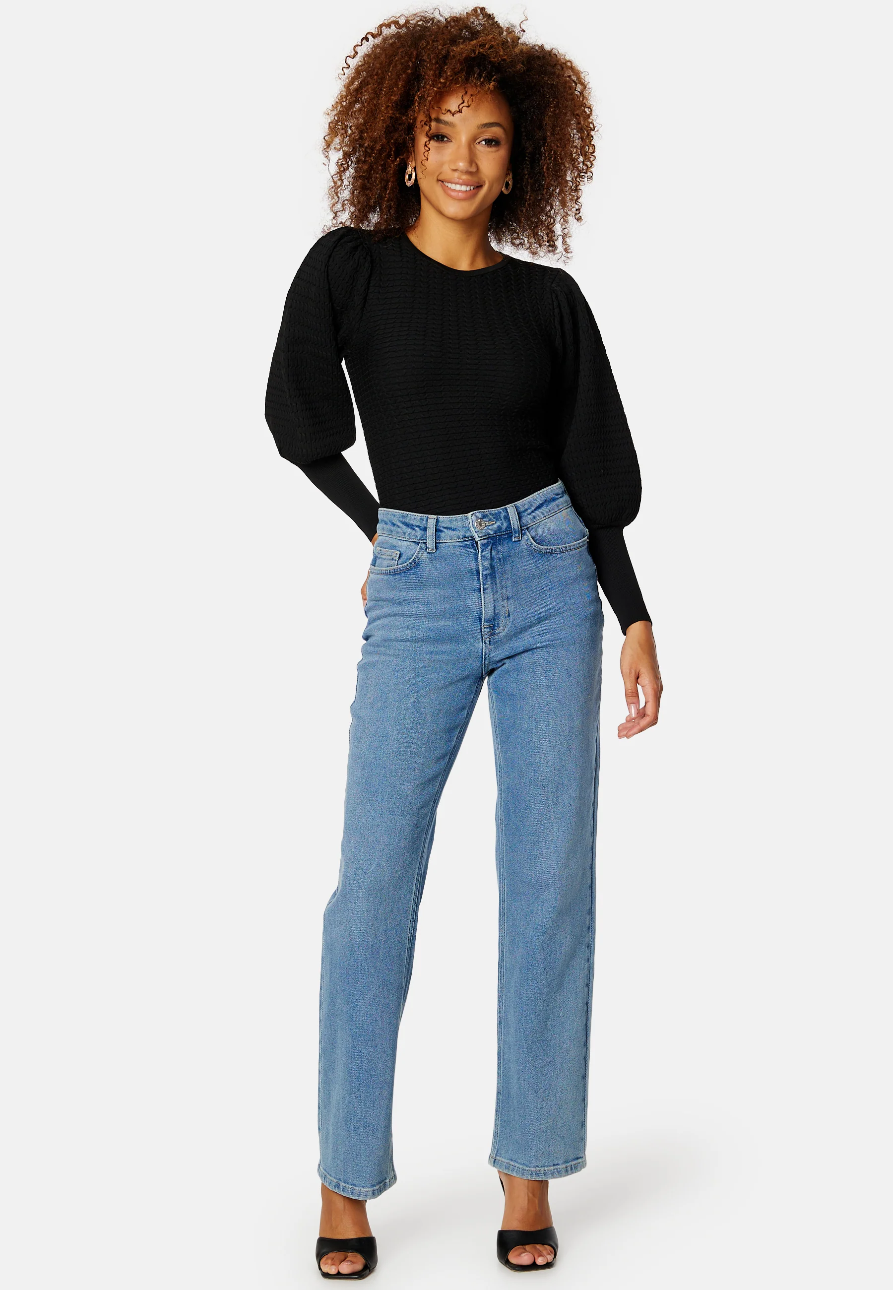 Ginnie L/S Puff Pullover Knit - Image 2