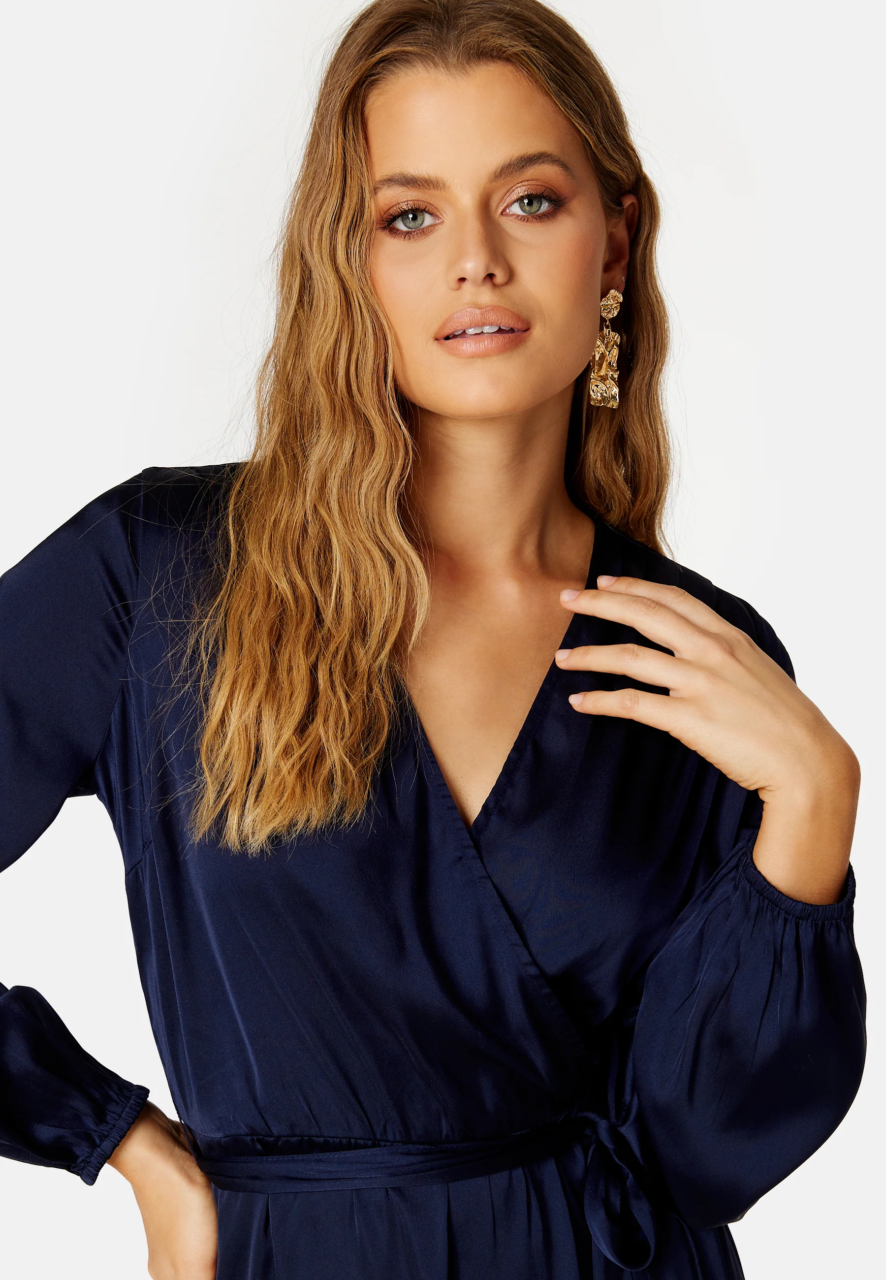 Gisele Satin Dress - Image 2