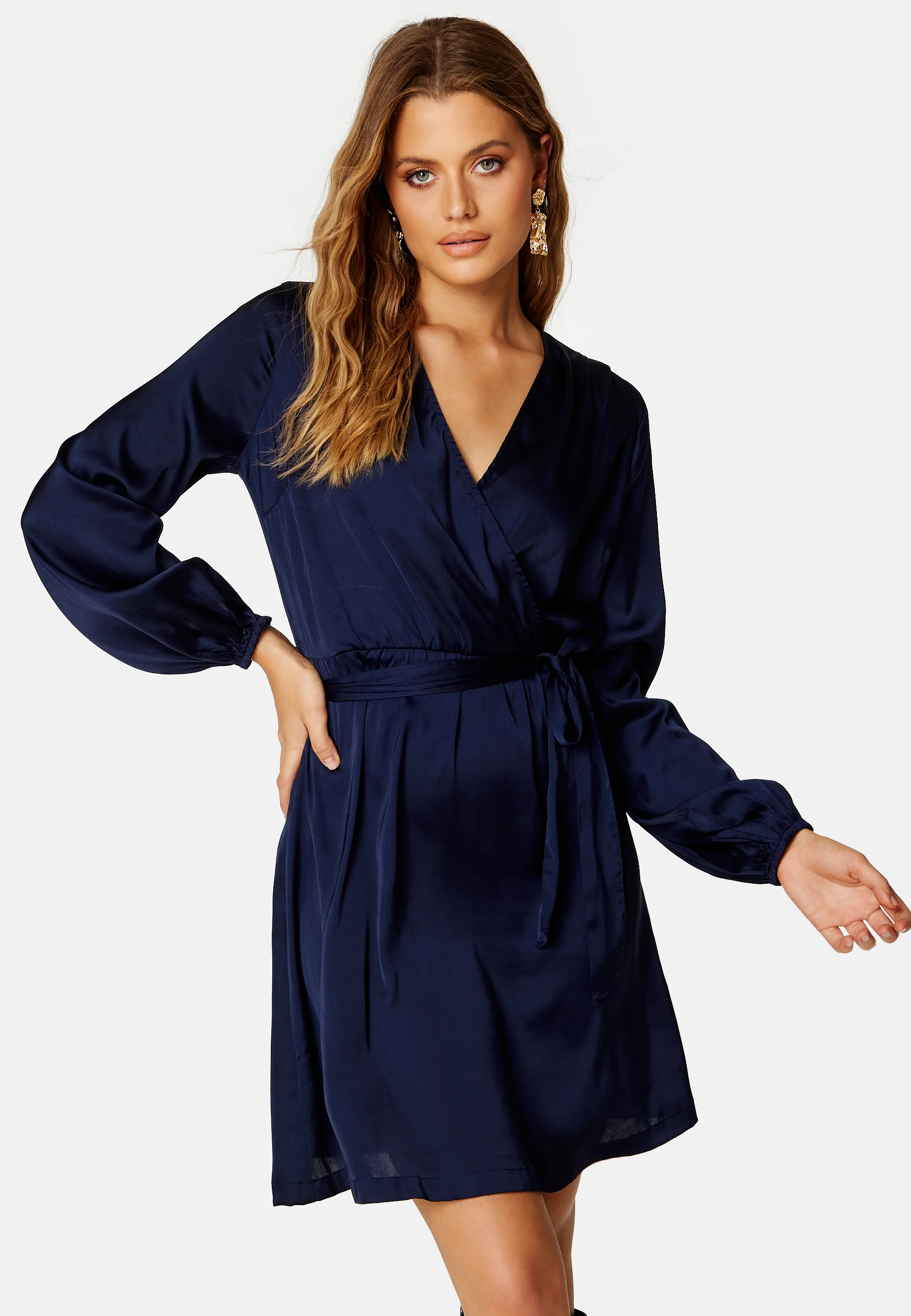 Gisele Satin Dress - Image 3