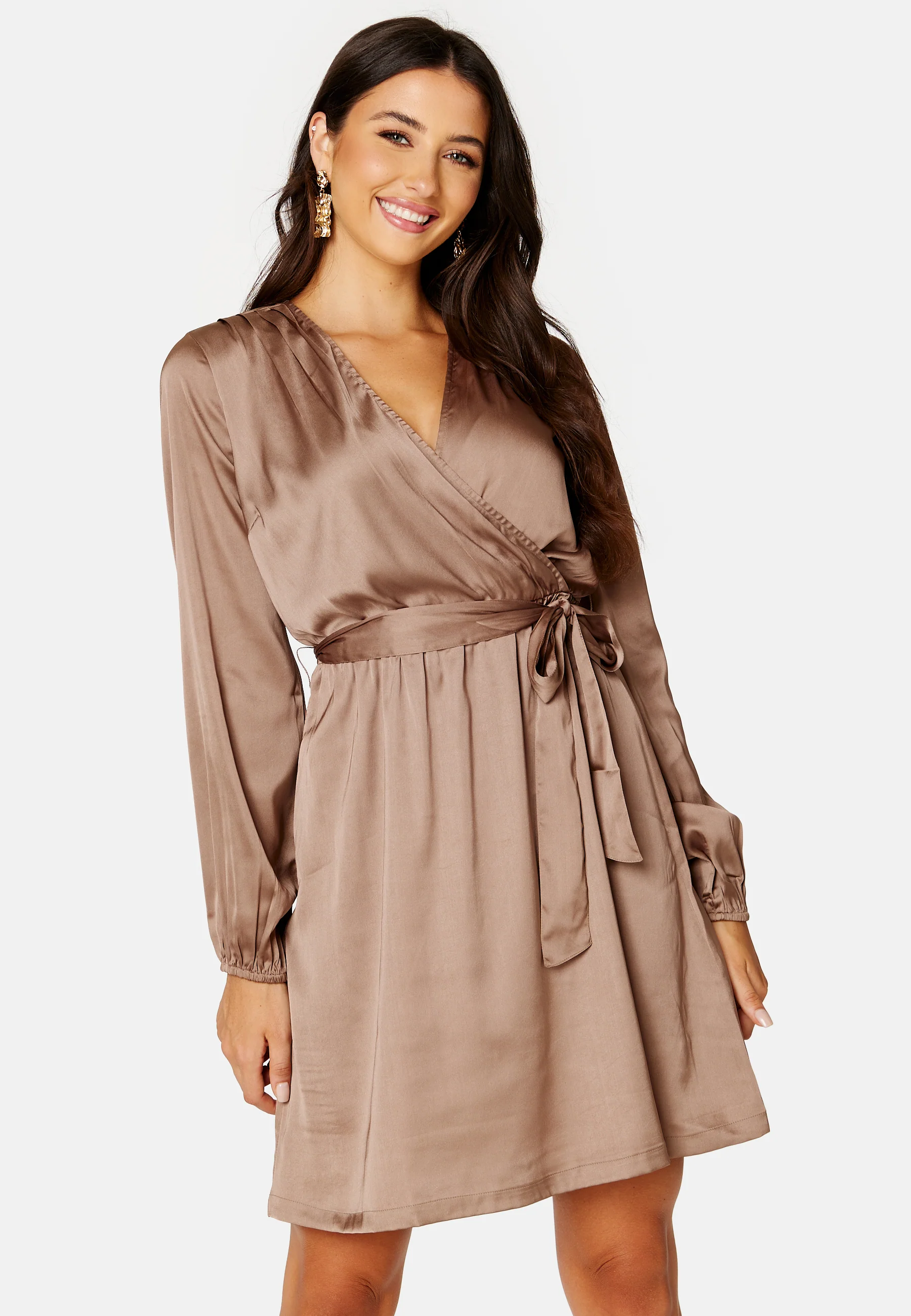 Gisele Satin Dress - Image 2