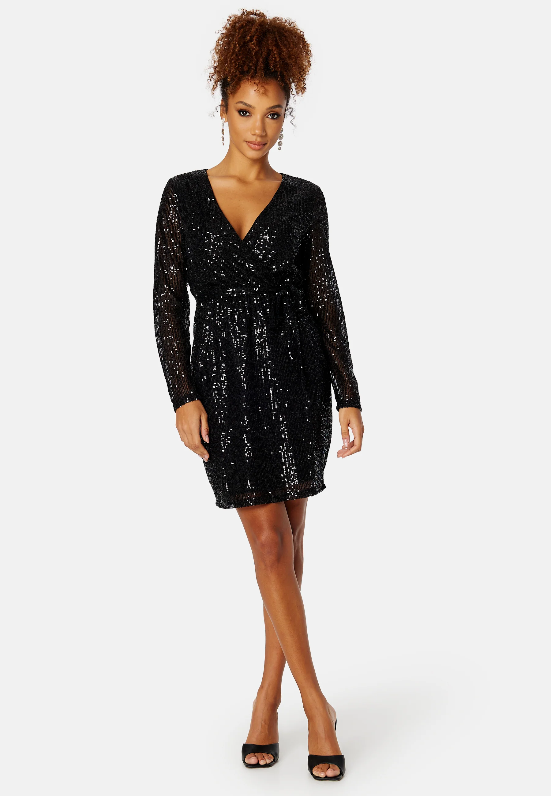 Glitas L/S Wrap Dress - Image 2