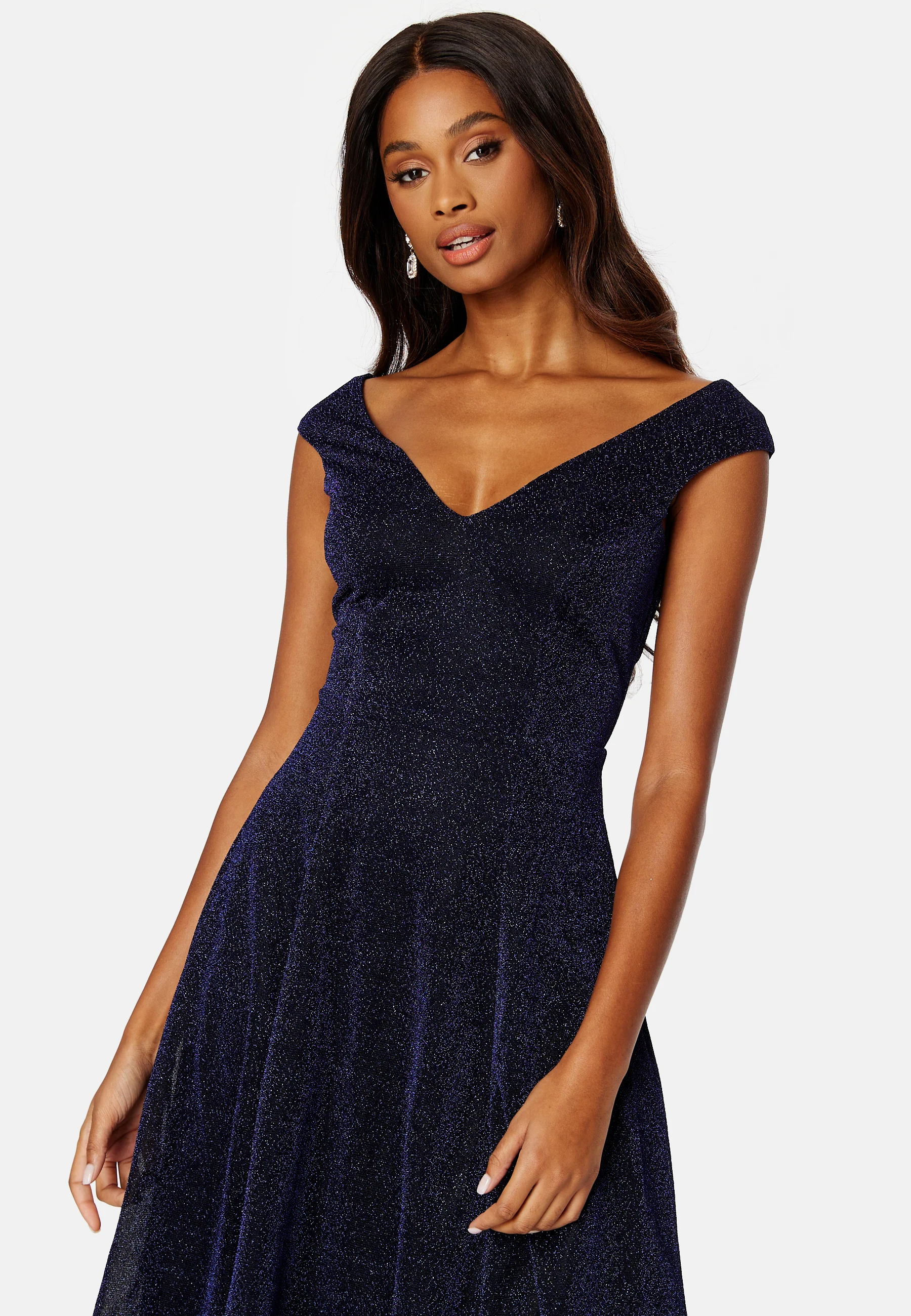 Glitter High Low Midi Dress - Image 3