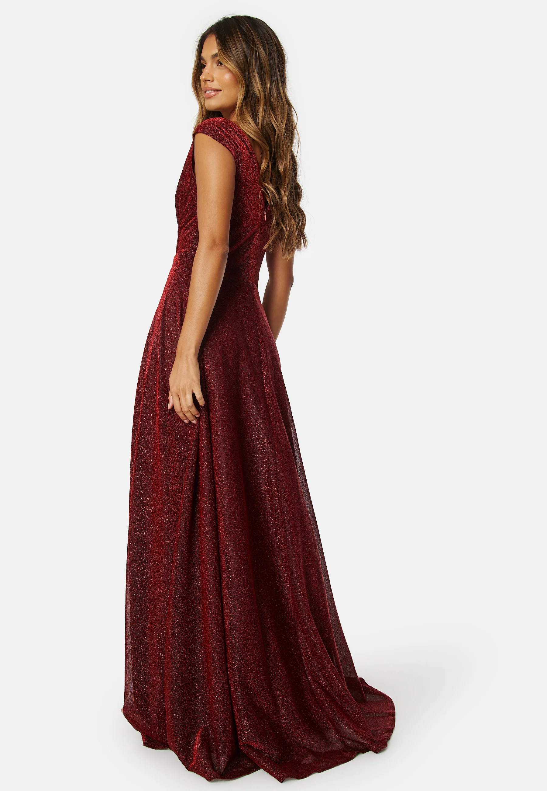 Glitter Wrap Maxi Dress - Image 2