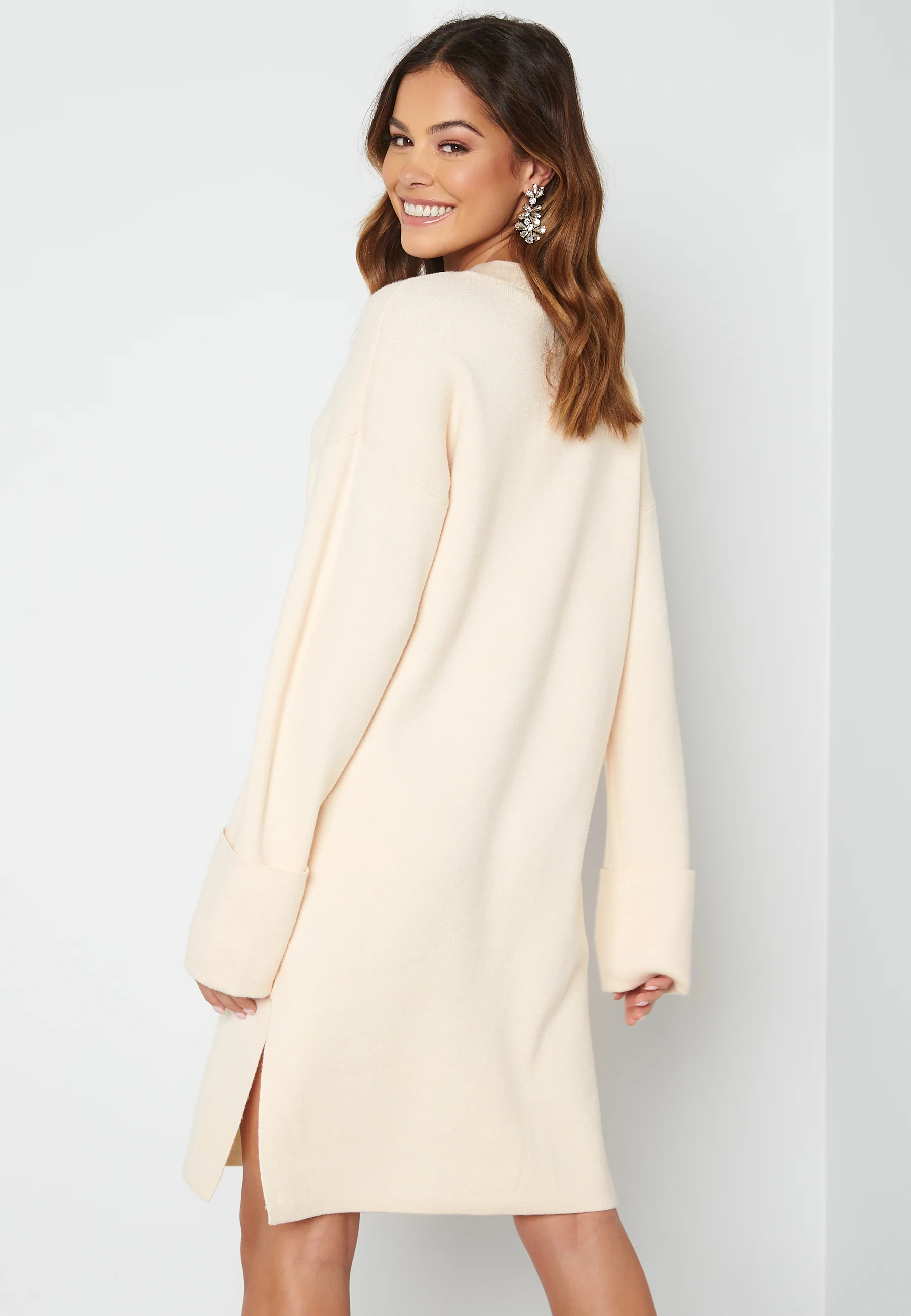 Gold Needle LS Short O-Neck Dress - Image 3