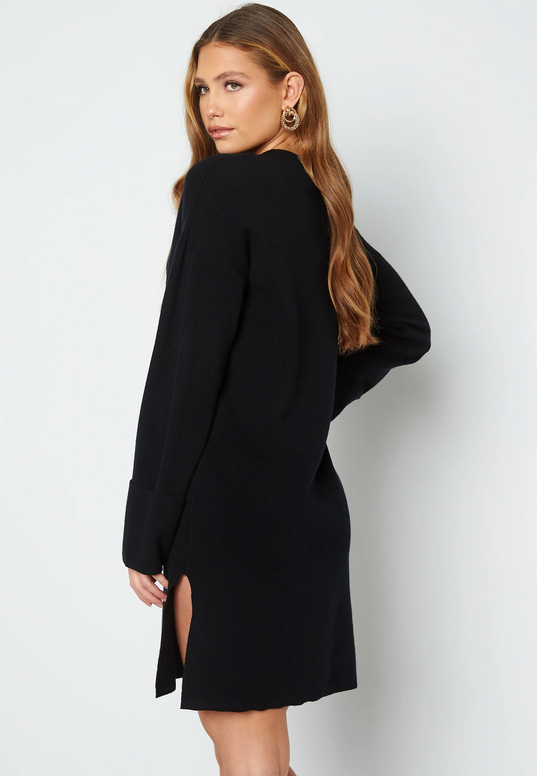 Gold Needle LS Short O-Neck Dress - Image 3