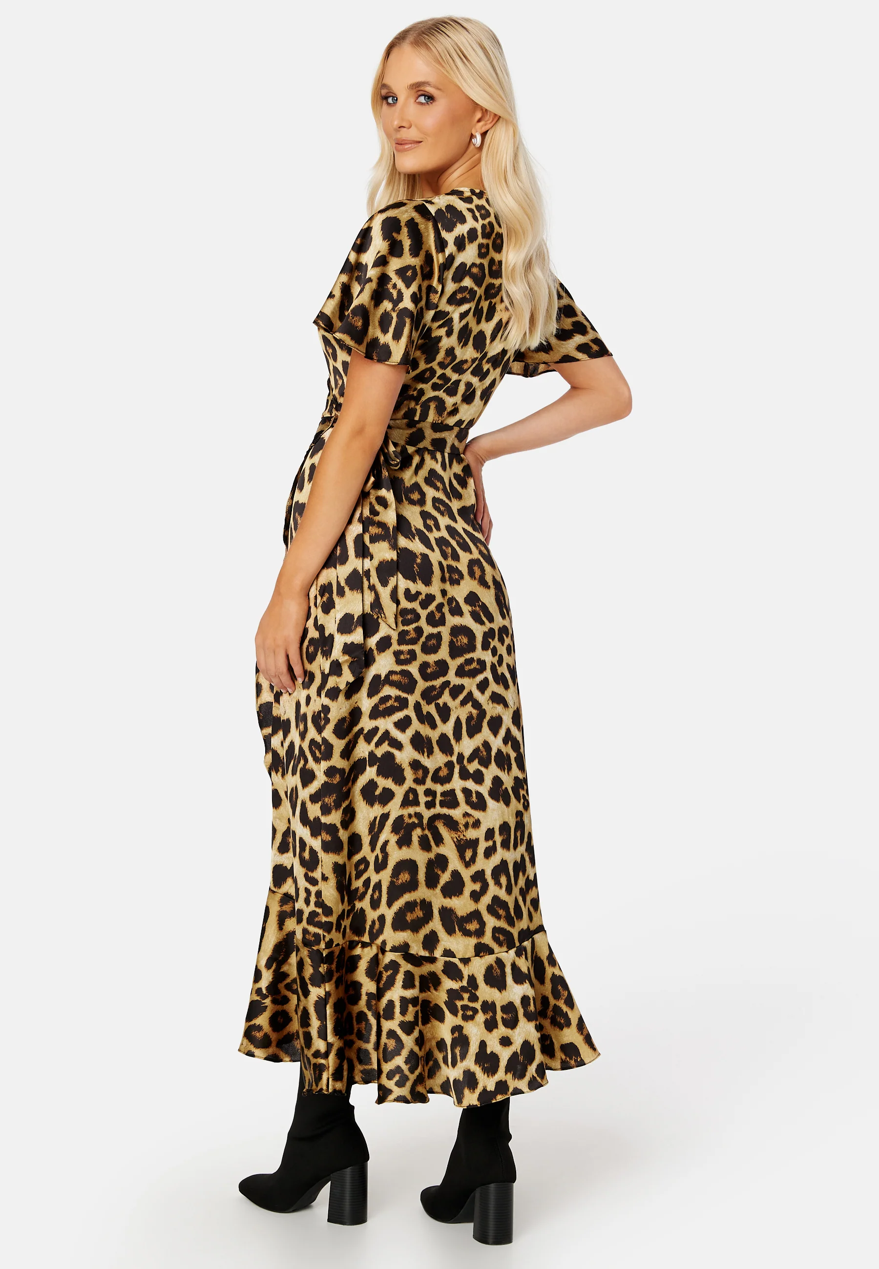 Green Papaya Wrap Dress - Image 2