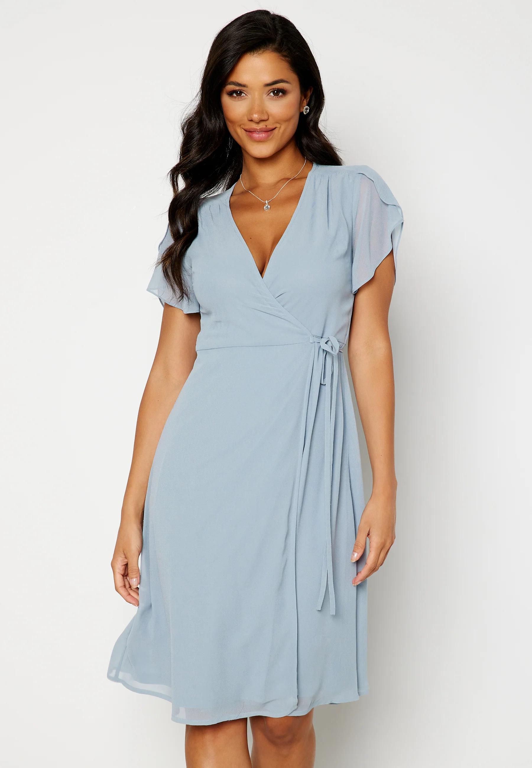 Grienne Wrap Midi Dress - Image 2
