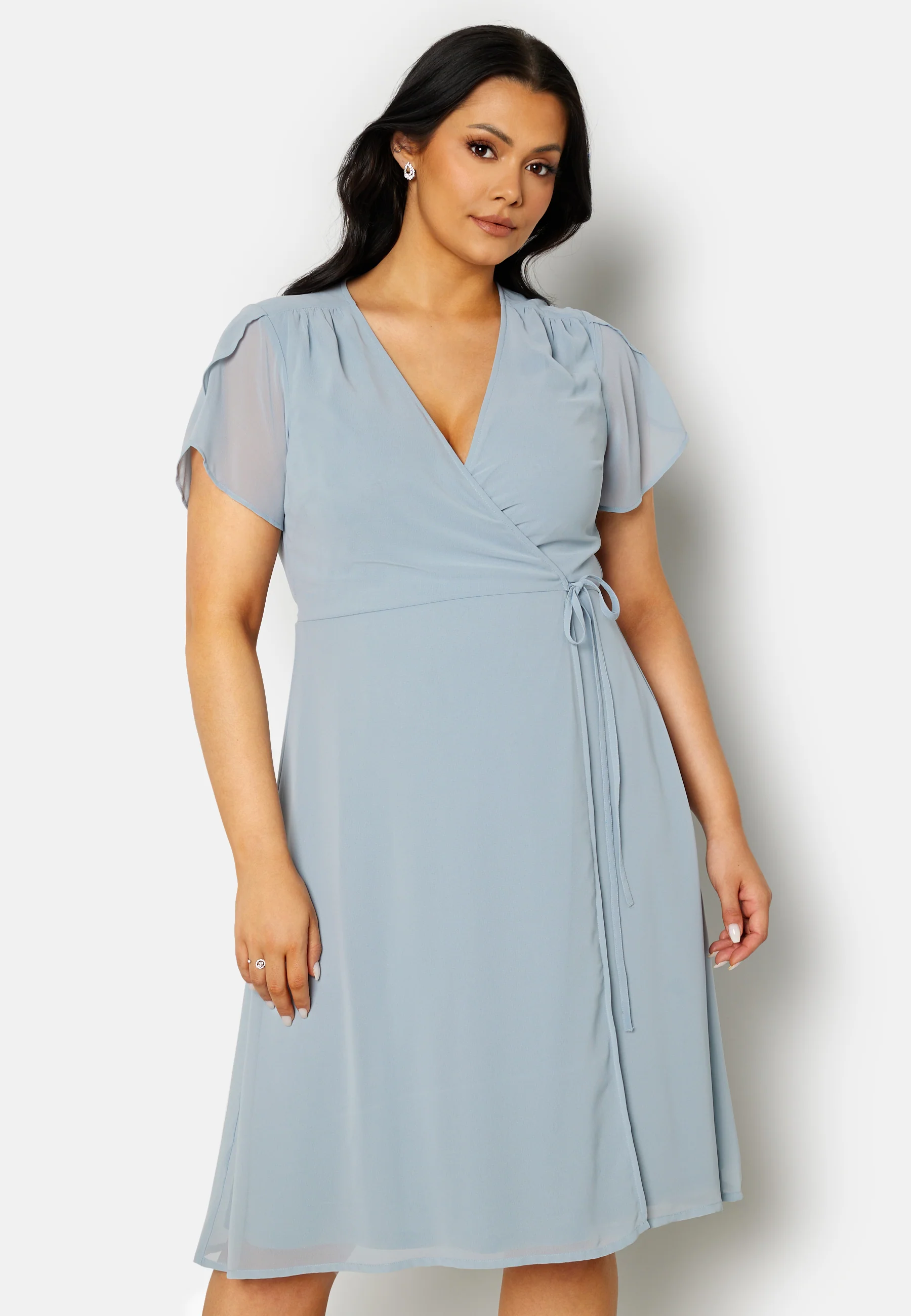 Grienne Wrap Midi Dress - Image 7