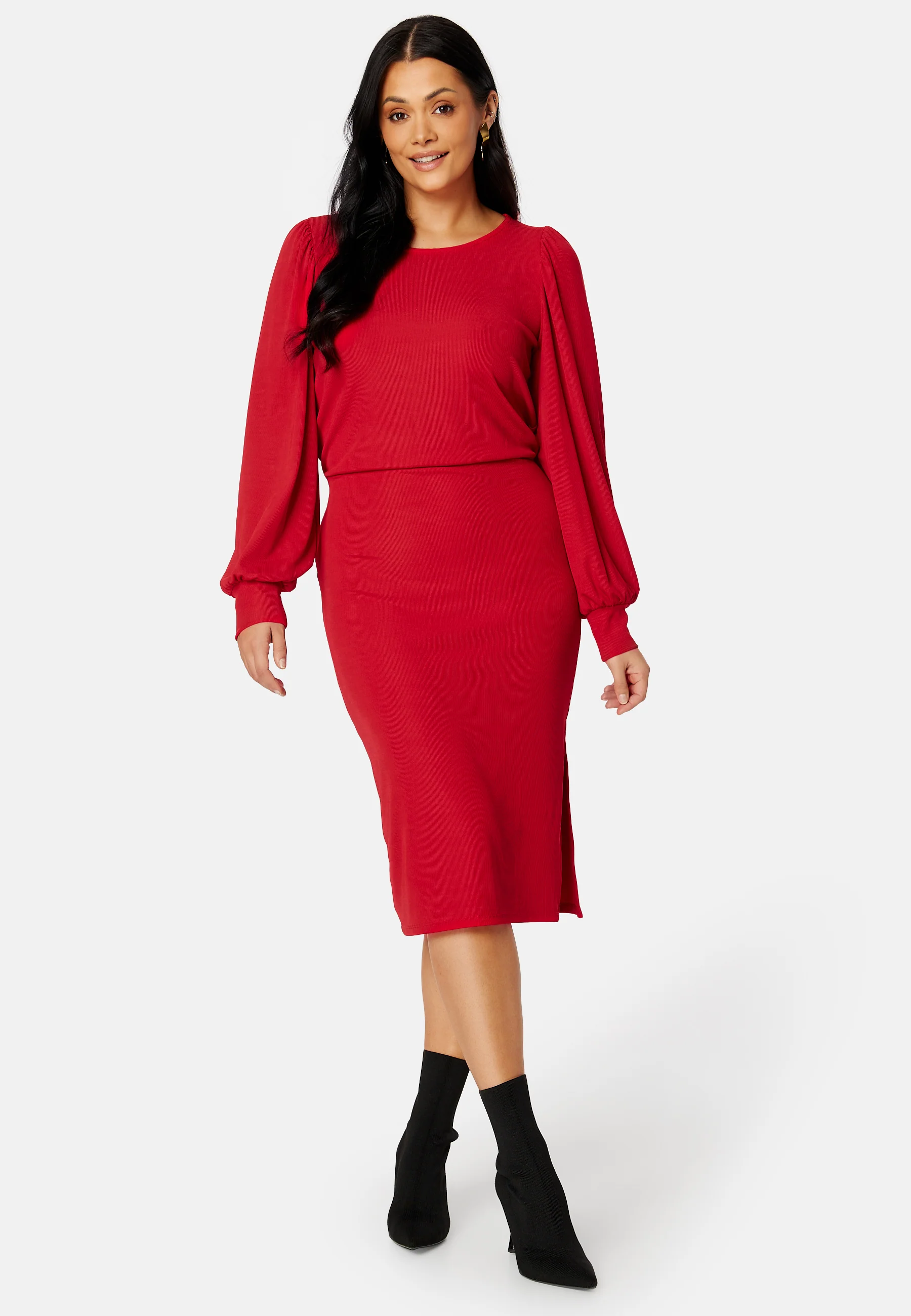 Gry Balloon Sleeve Dress - Image 2