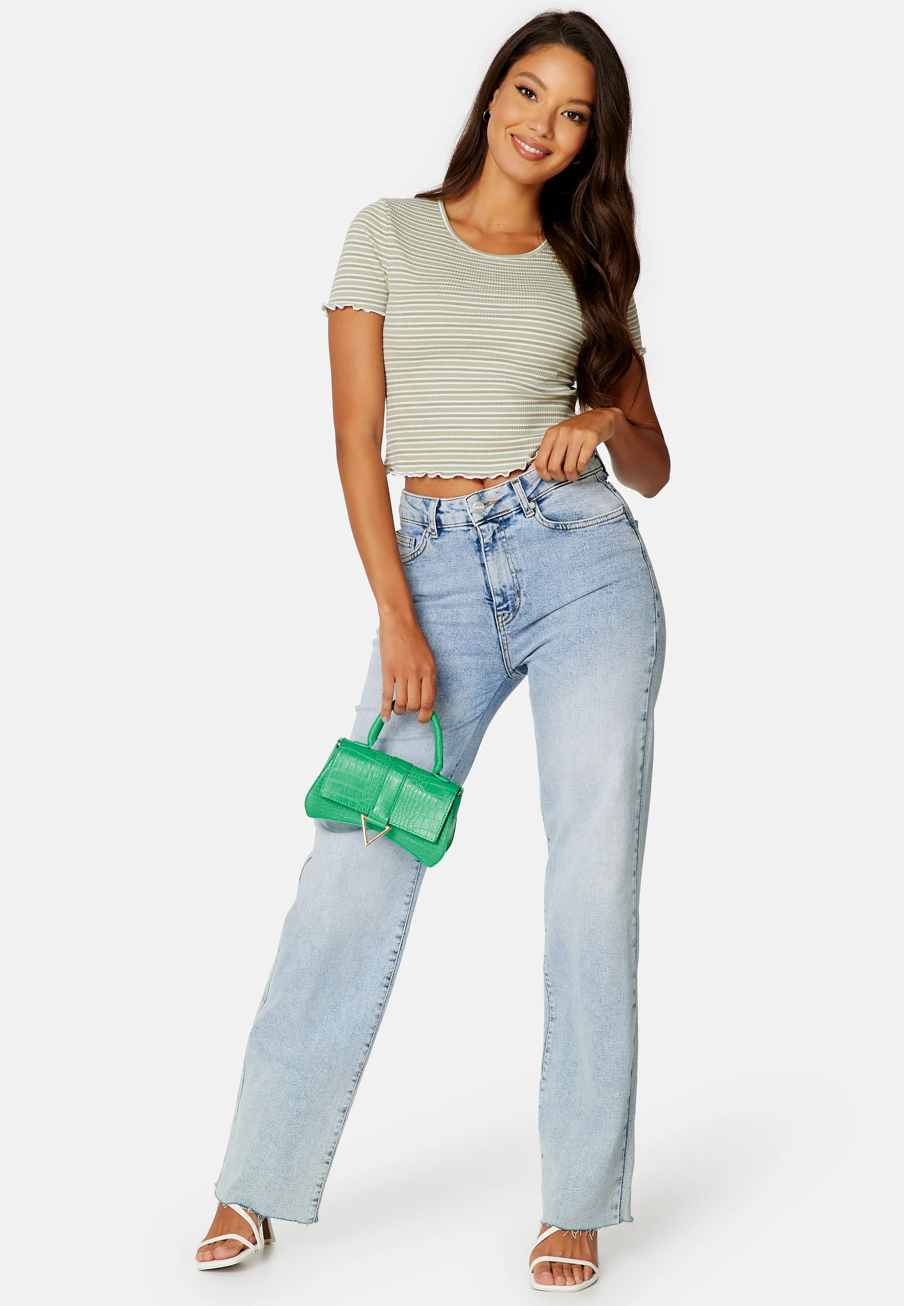 Hallie striped rib top - Image 2
