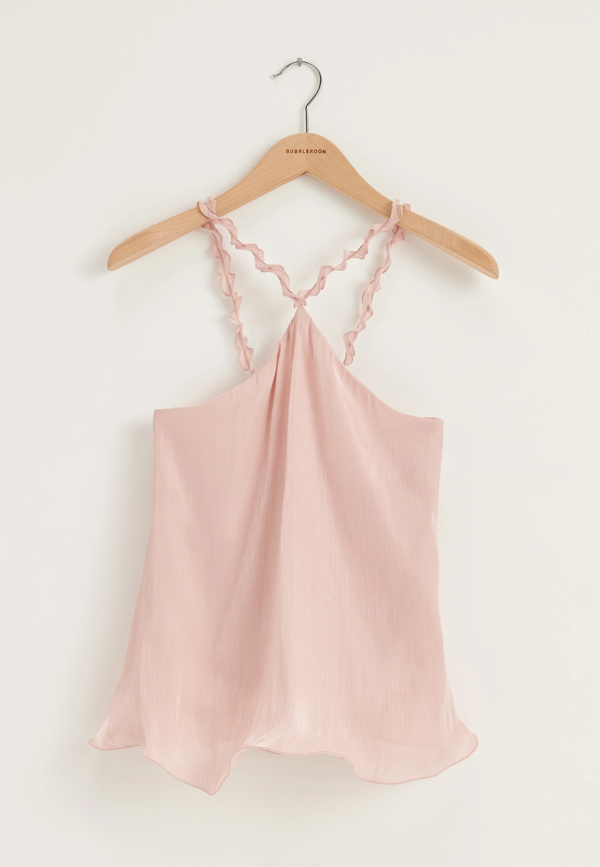 Halterneck Shimmer Flounce Top - Image 6