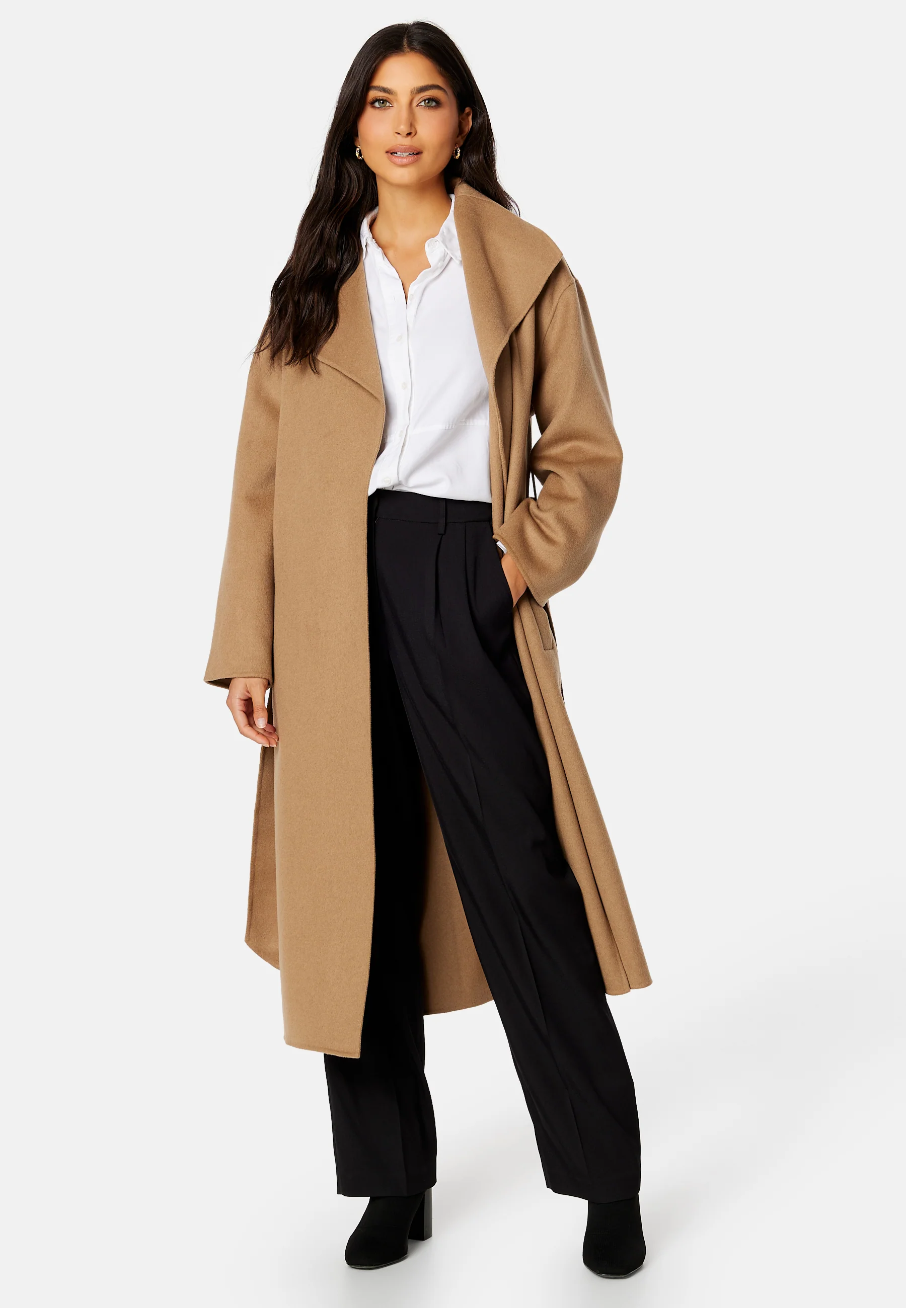 Handstitched Belted Coat - Image 2