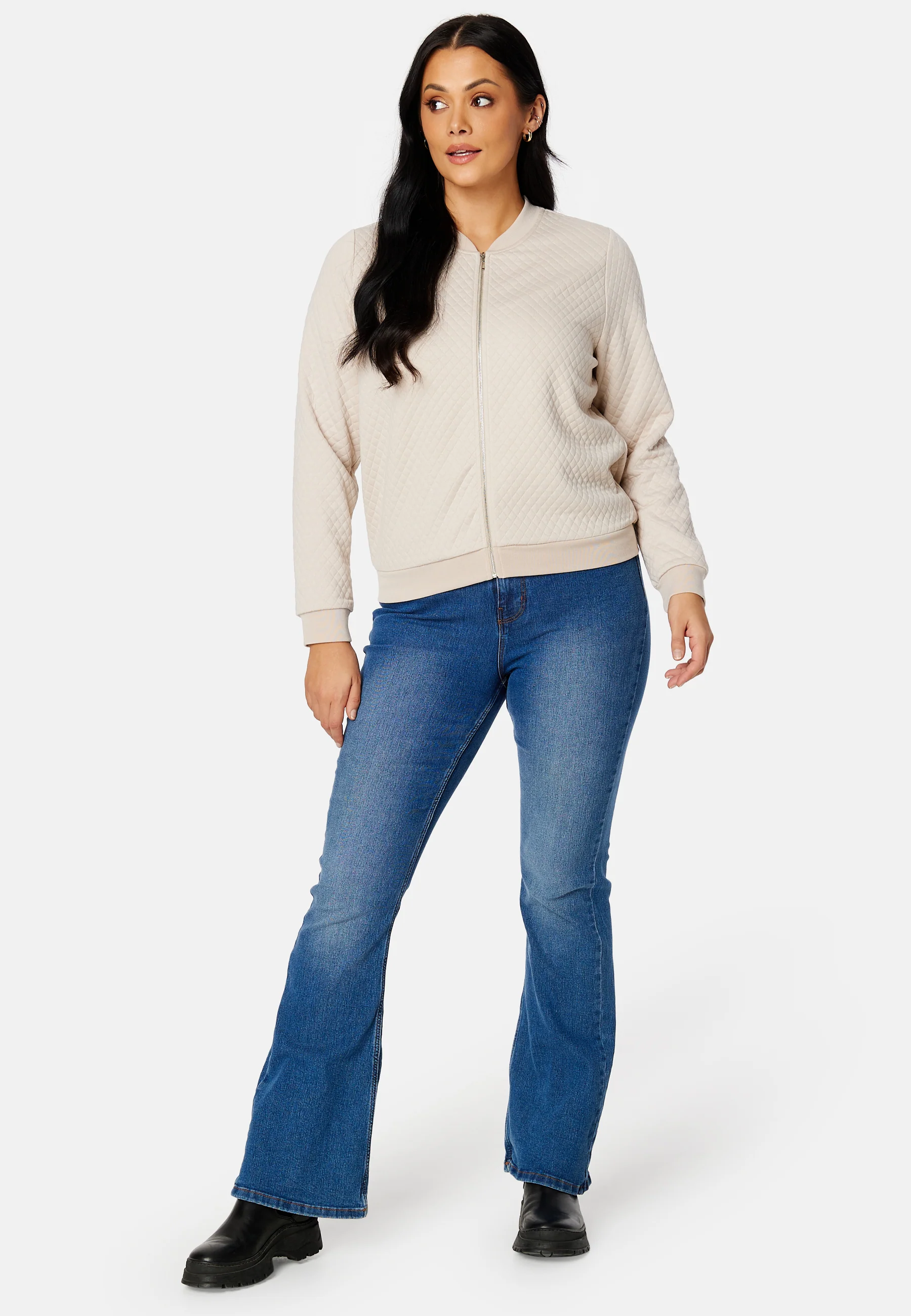 Hanna quilted bomber jacket - Image 3