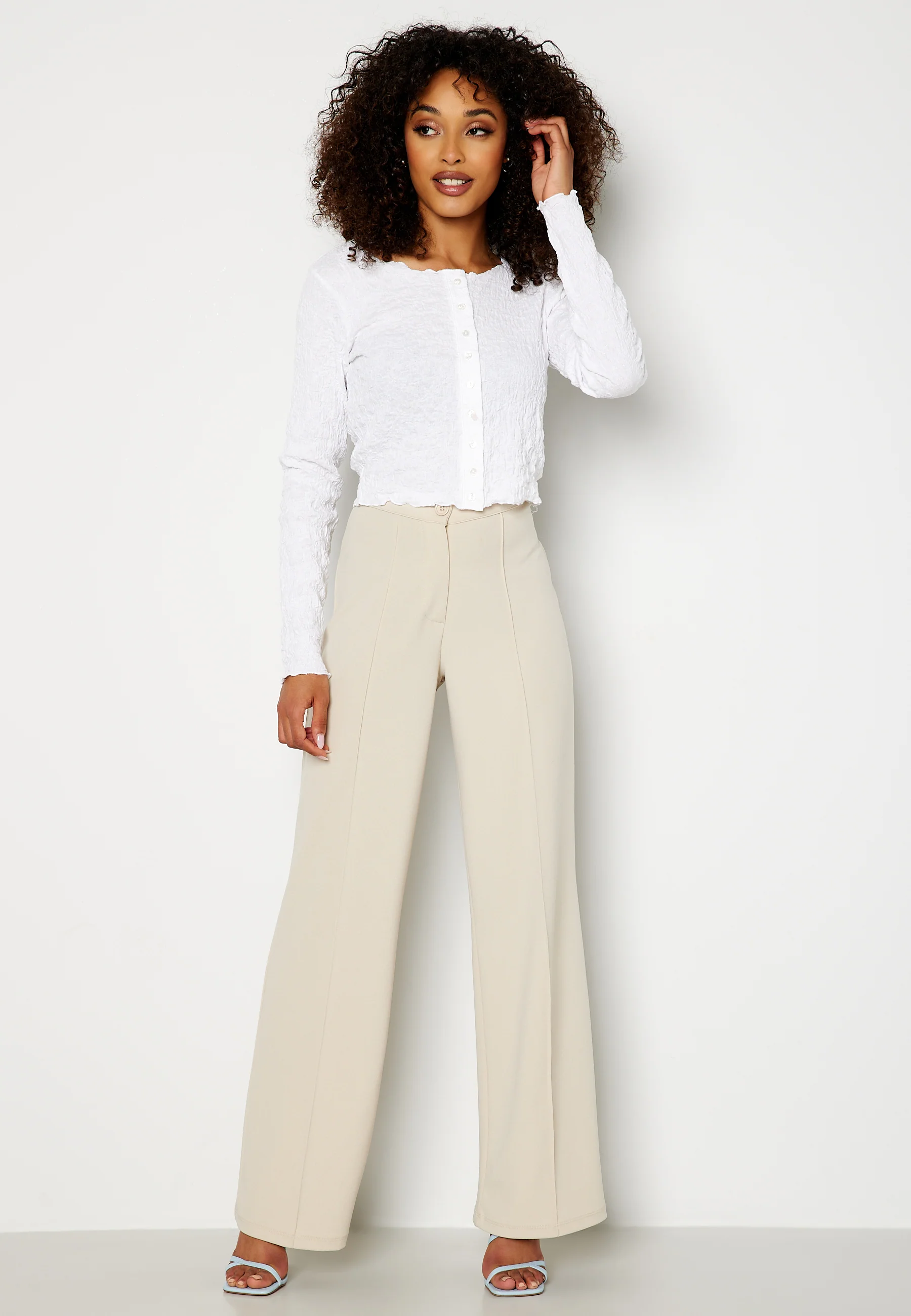 Harlow LS Crop Cardigan - Image 2
