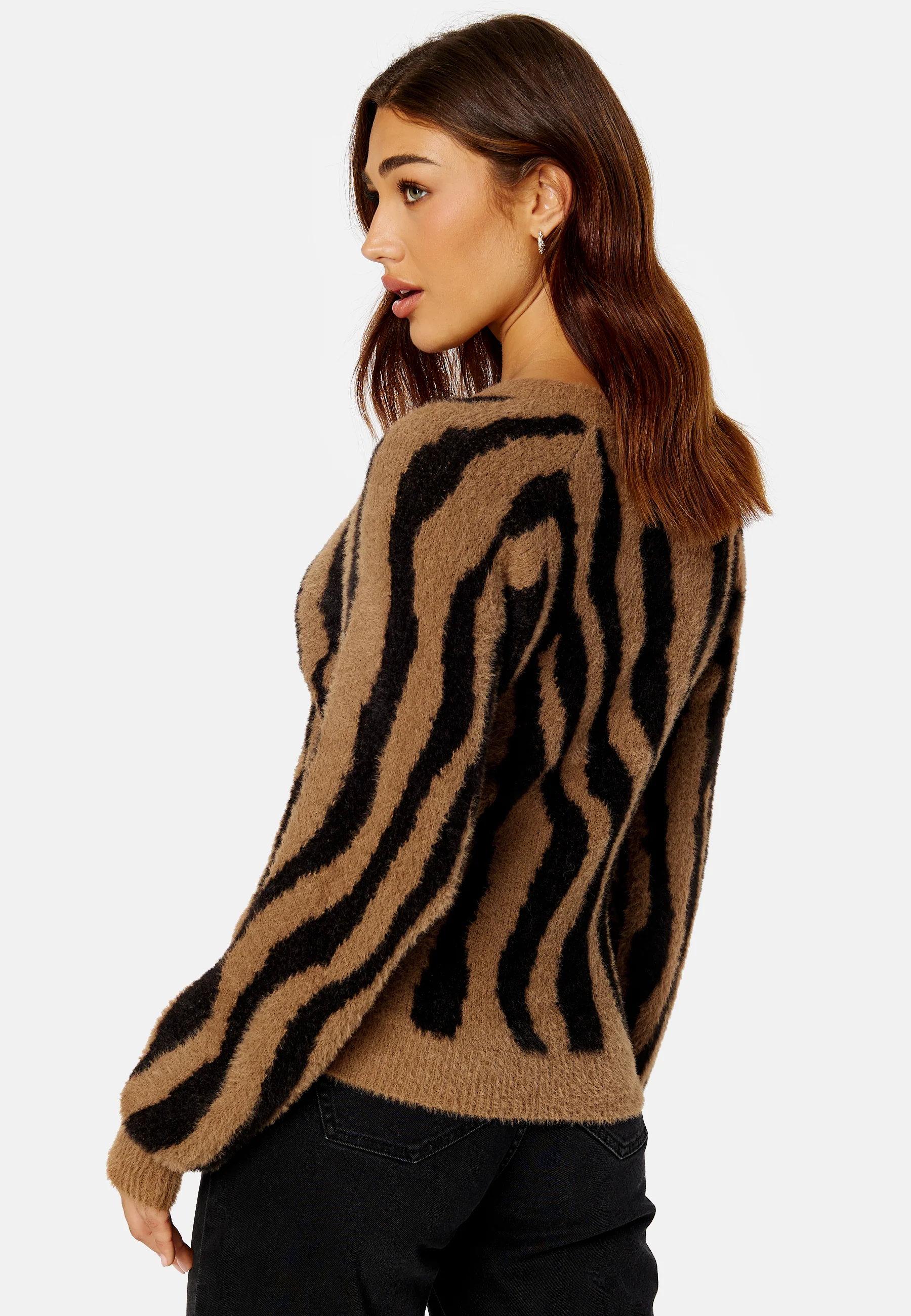 Hello L/S Jaquard Knit Top - Image 4