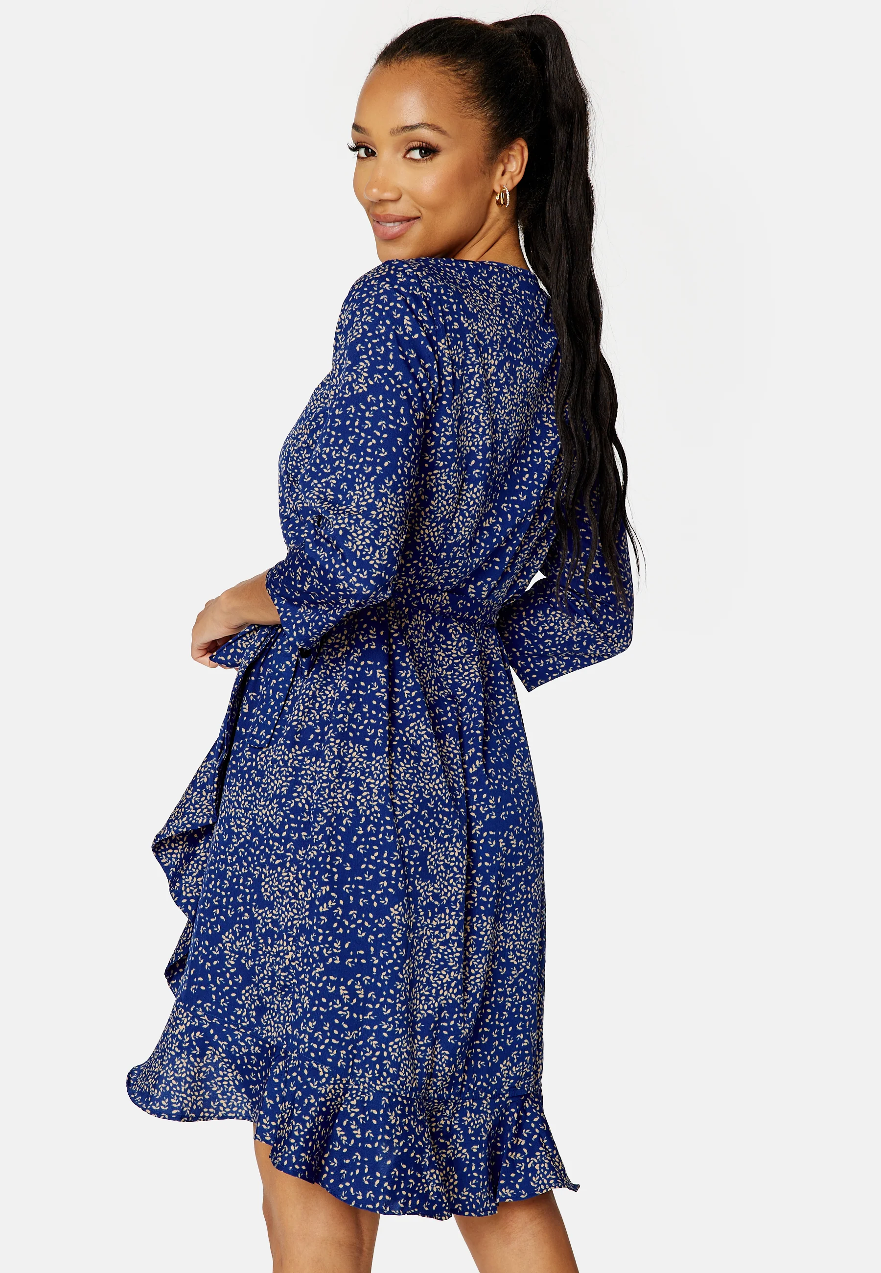 Henna 3/4 Wrap Dress - Image 3