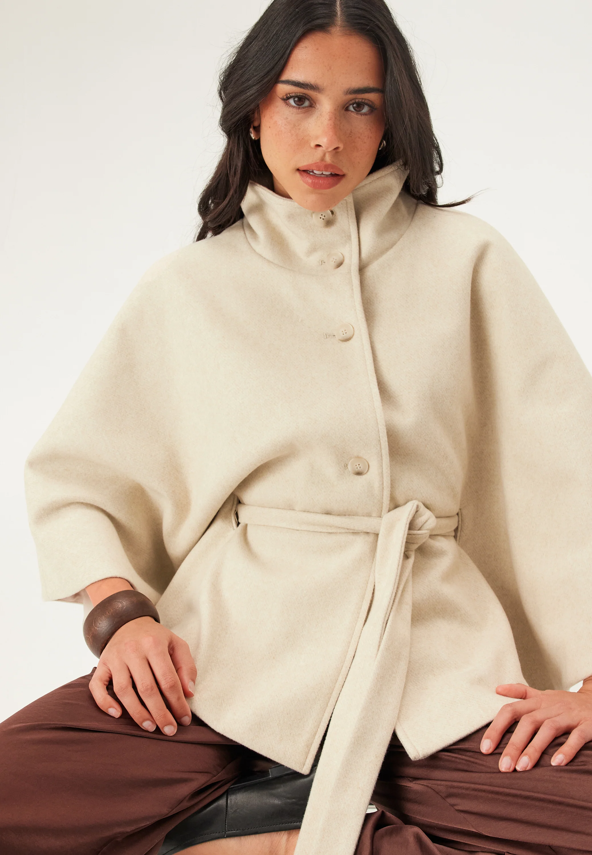 High Collar Cape - Image 4