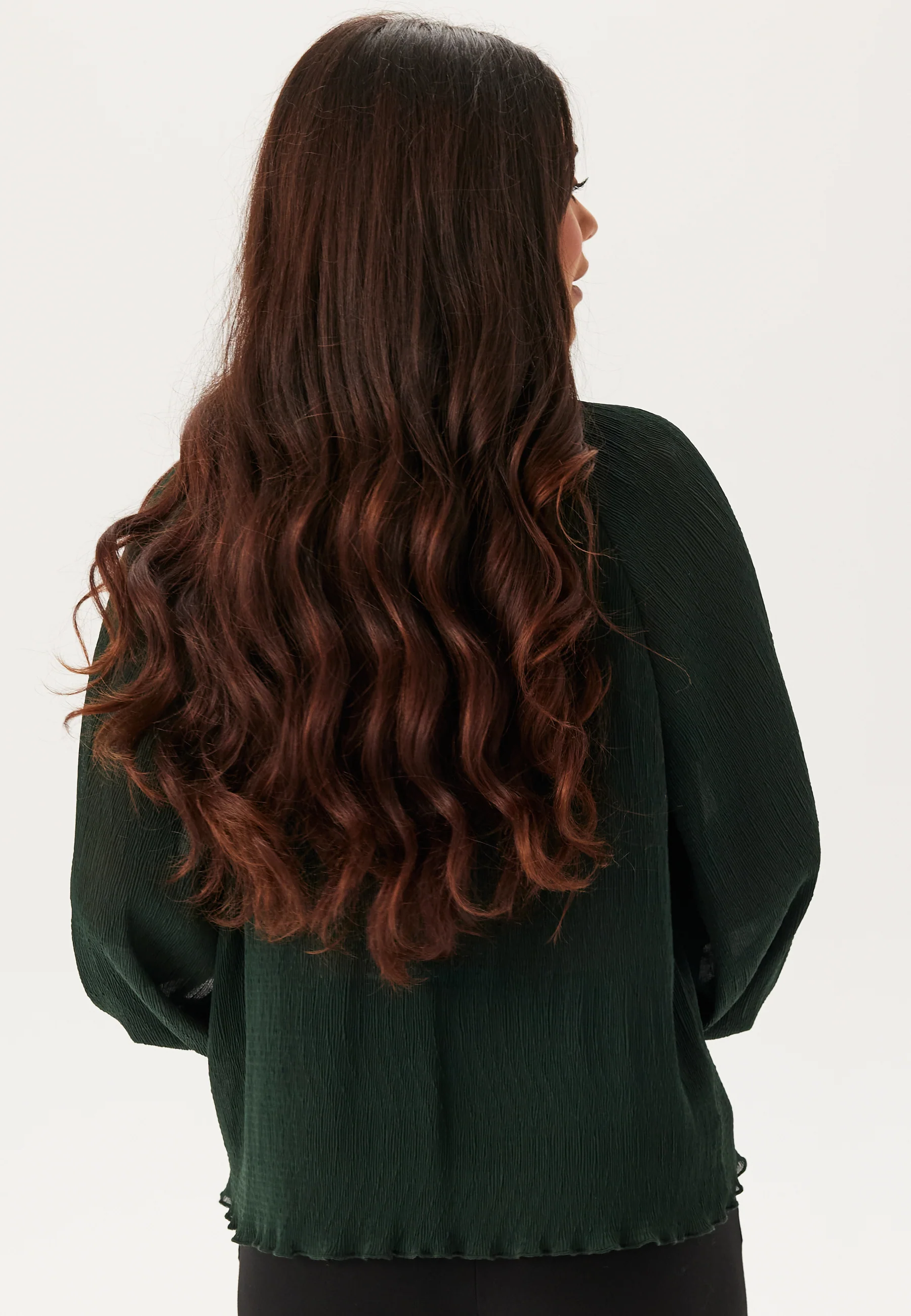 High Collar Structured Blouse - Image 3