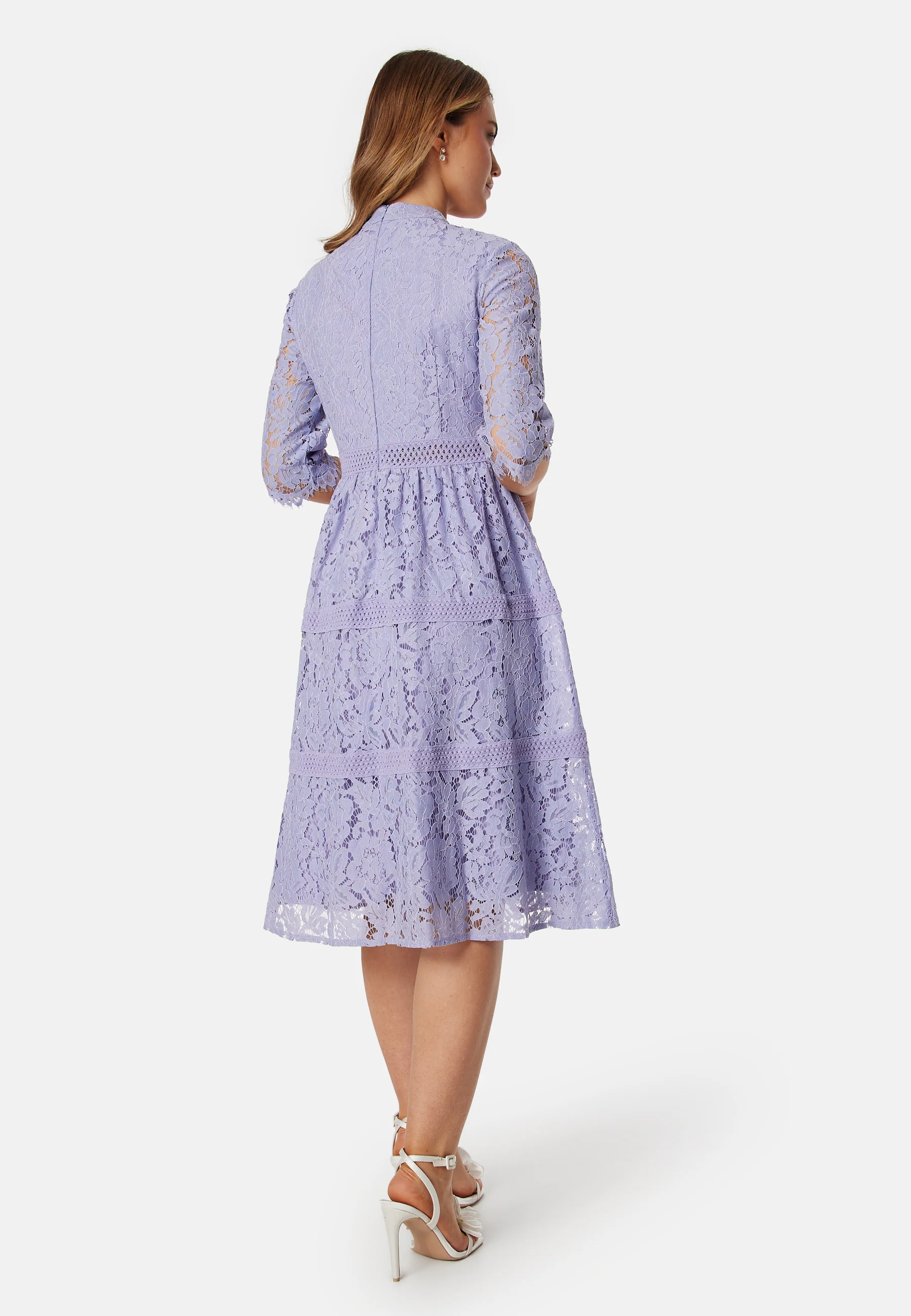 High Neck Lace Dress - Image 3
