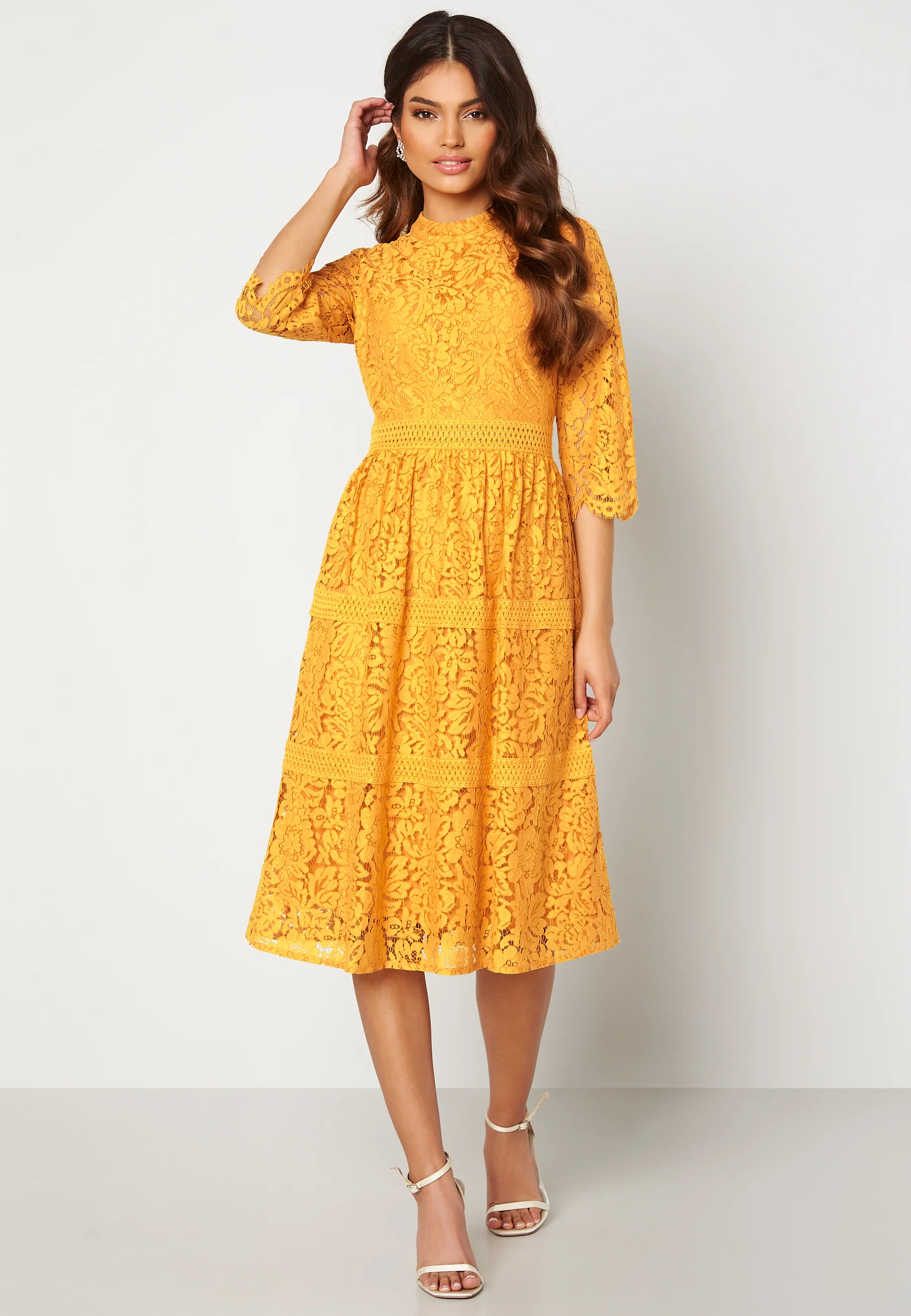 High Neck Lace Dress
