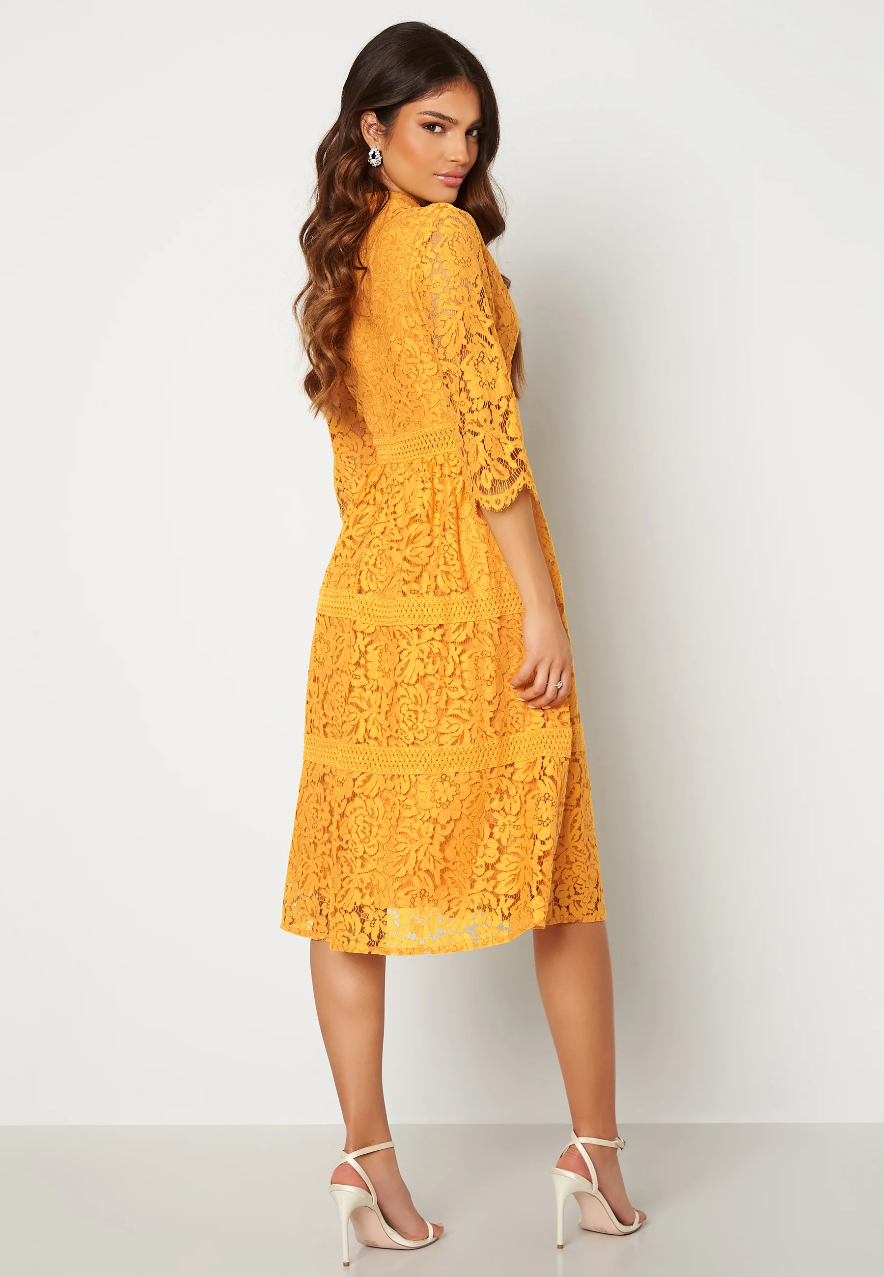 High Neck Lace Dress - Image 2