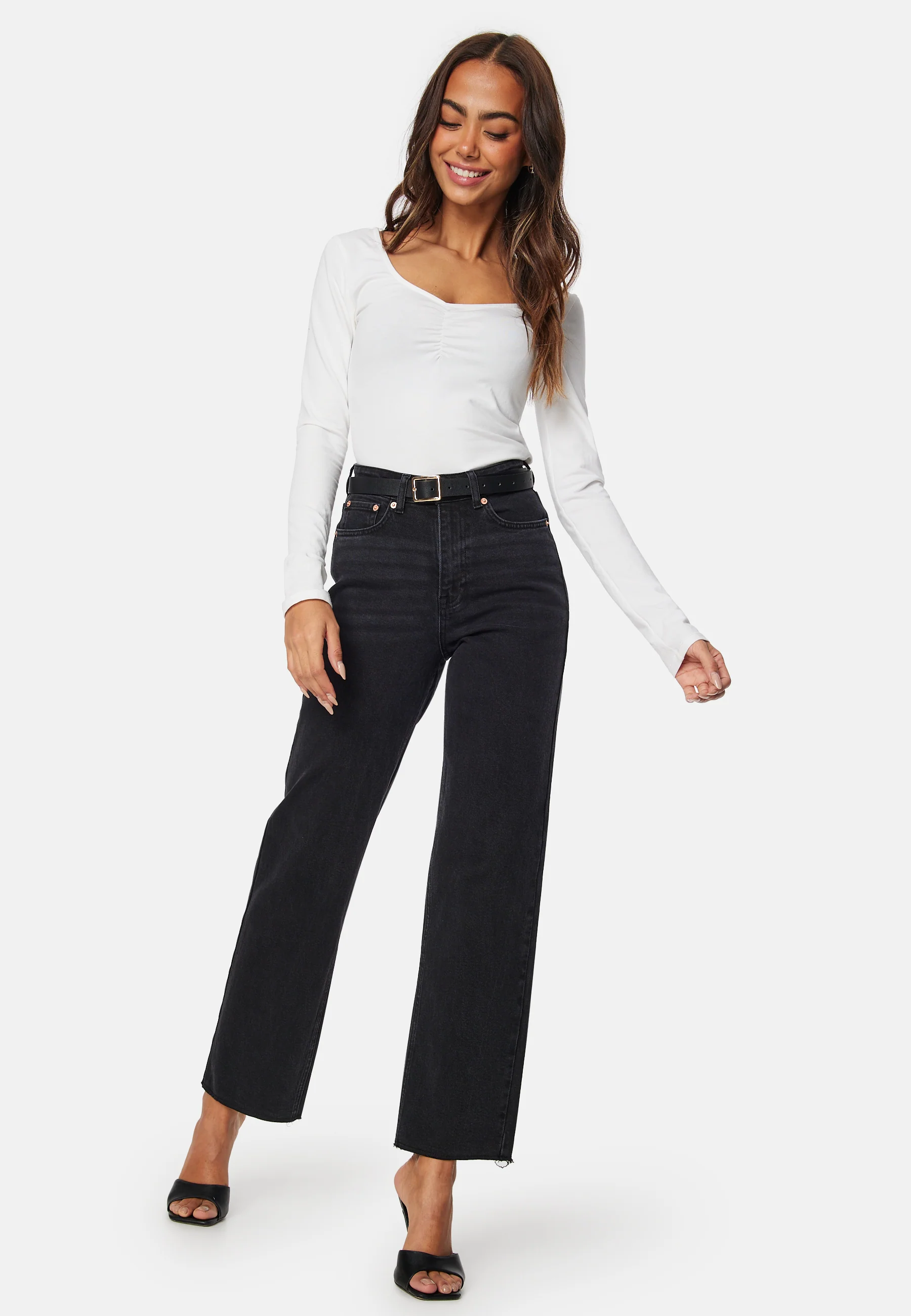High Straight Ankle Jeans - Image 2