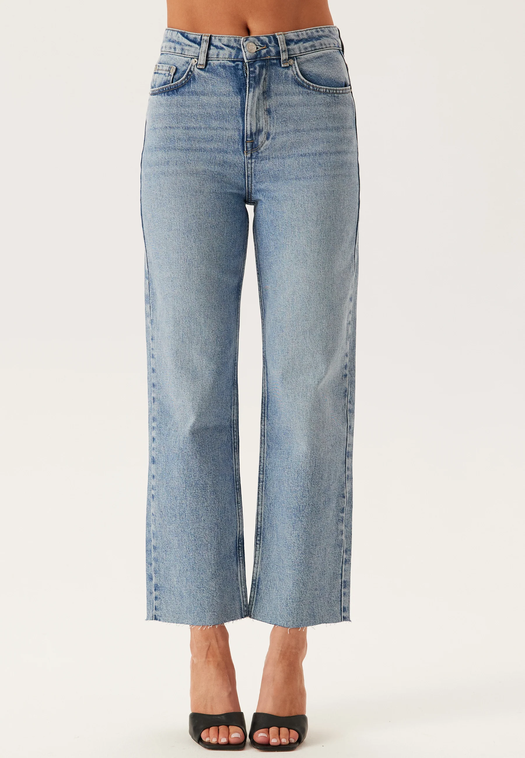 High Straight Ankle Jeans - Image 5
